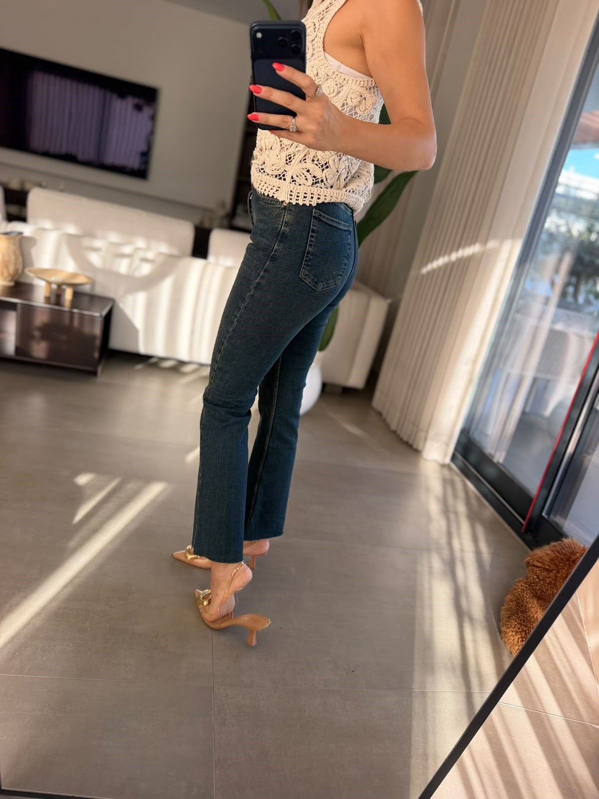 İndigo Kemerli Jolie Pantolon