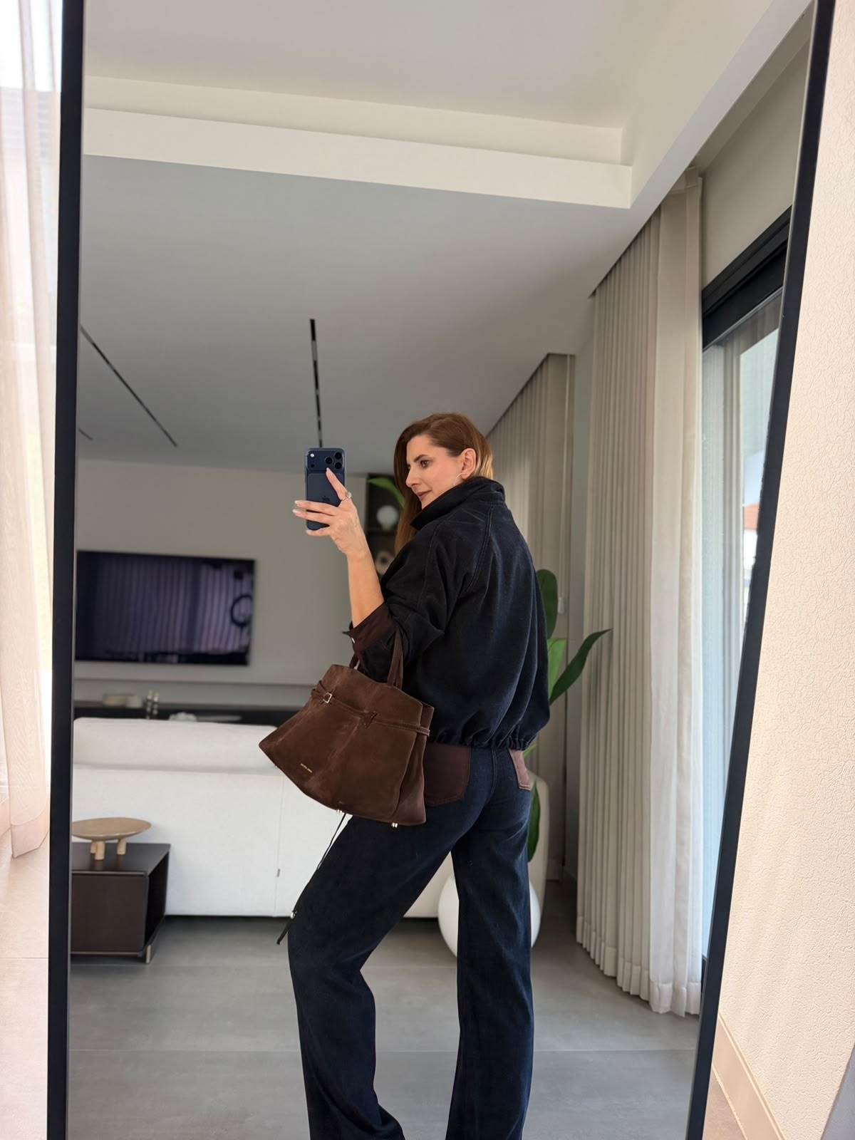 Kadife Detaylı Ceket Takım