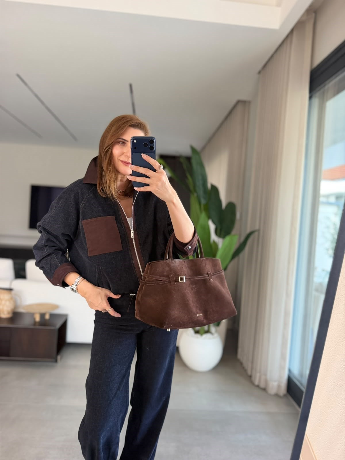 Kadife Detaylı Ceket Takım