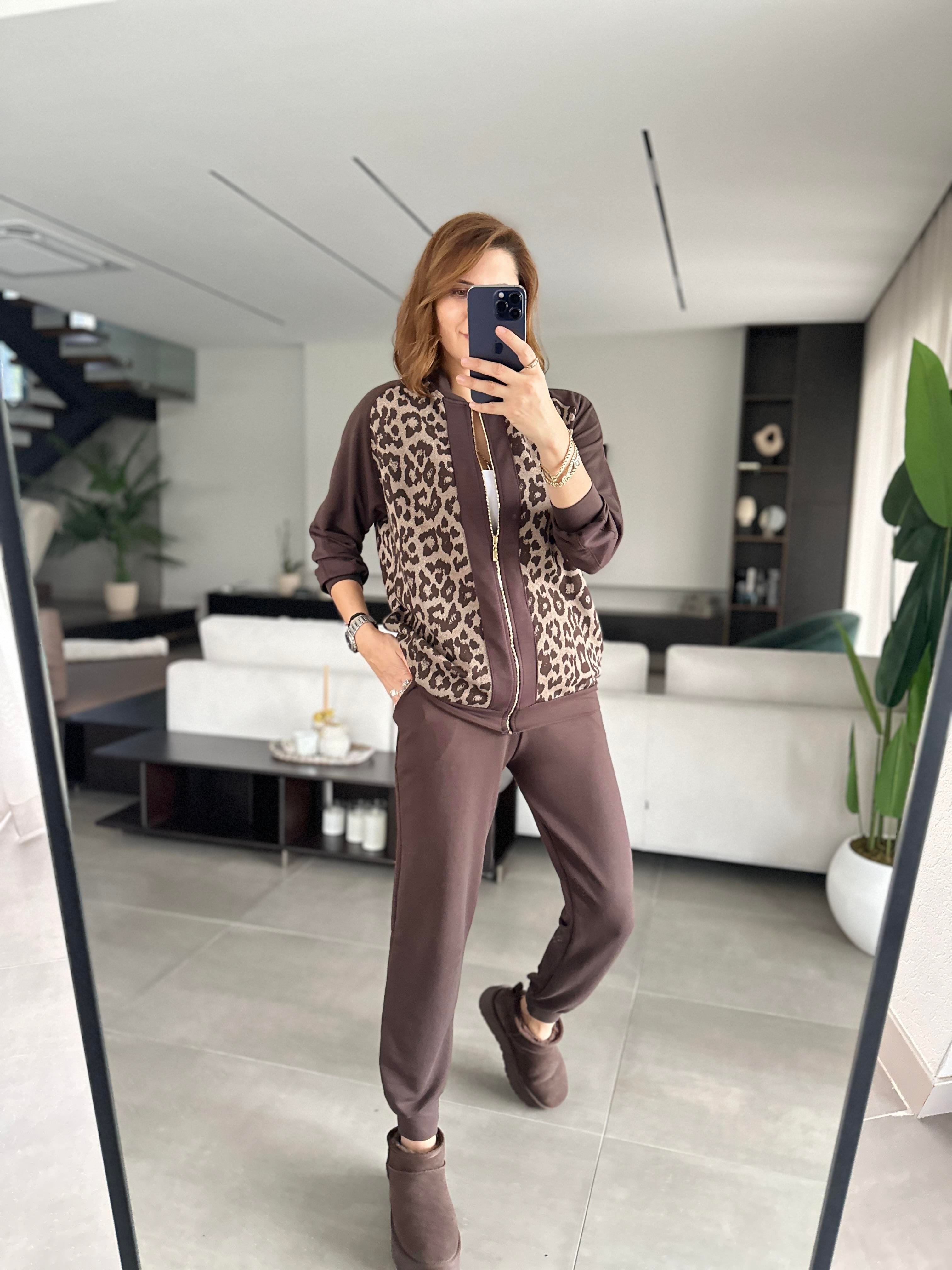 Kahverengi Jakarlı Leopar Takım