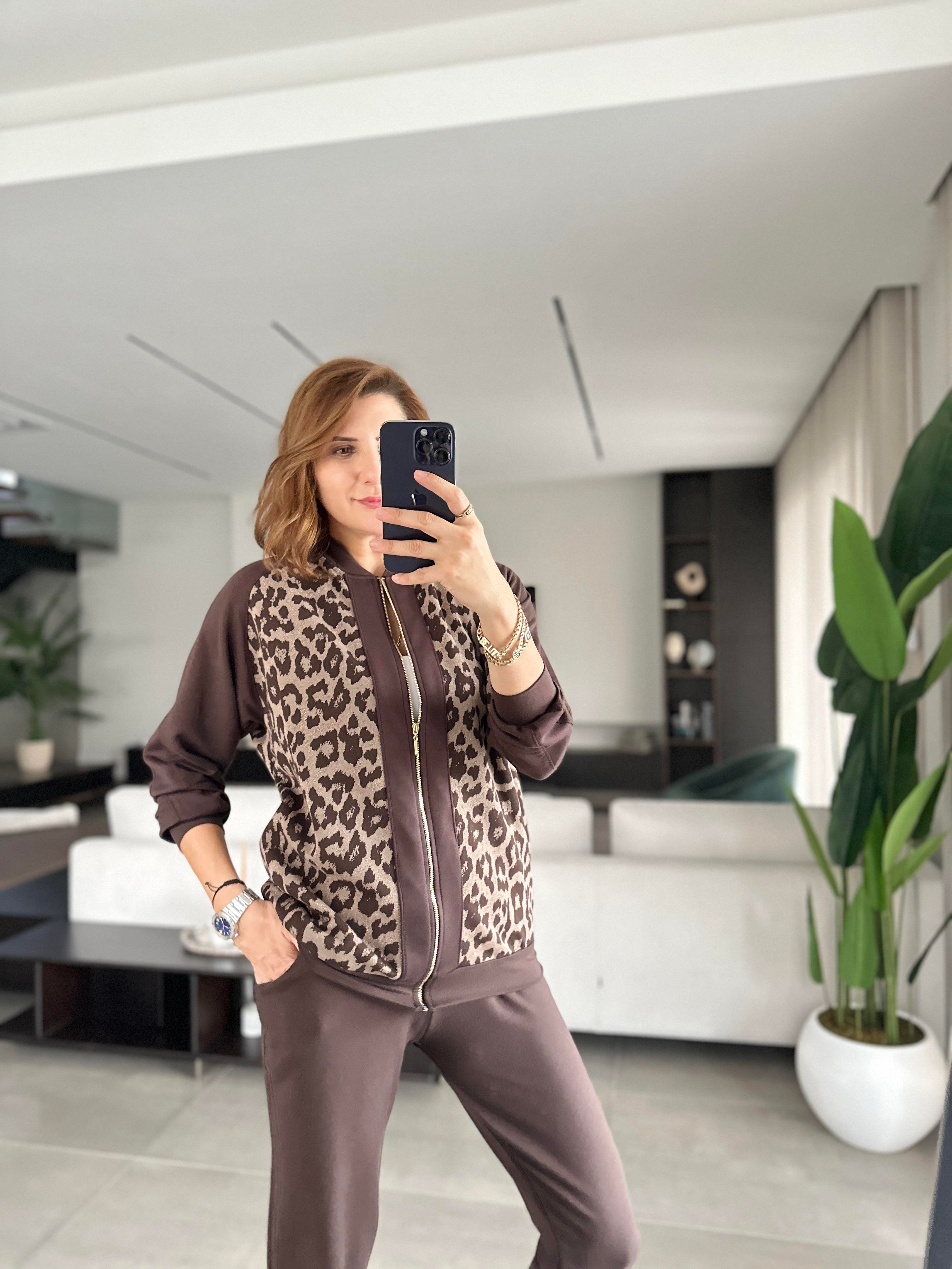 Kahverengi Jakarlı Leopar Takım