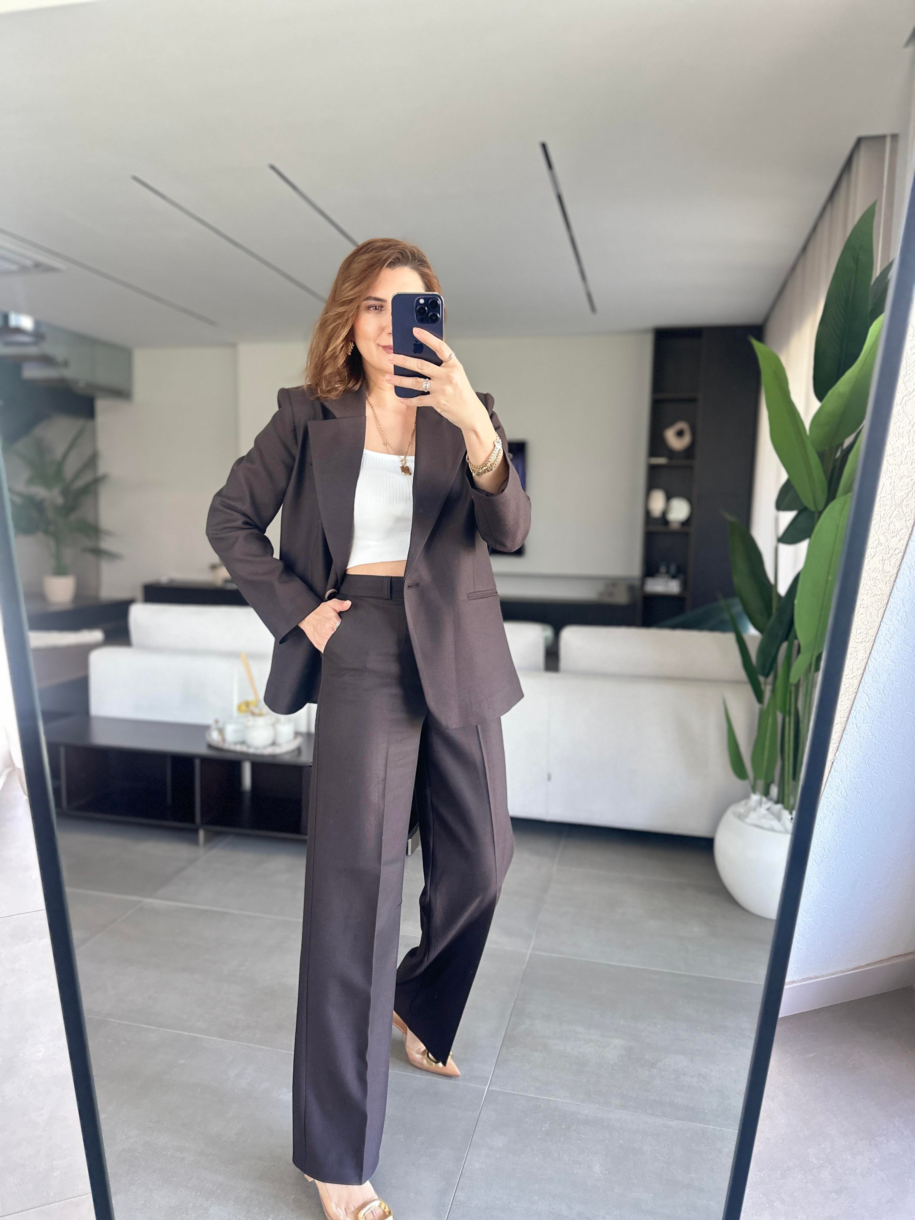 Kancalı Pantolon Ceket Takım