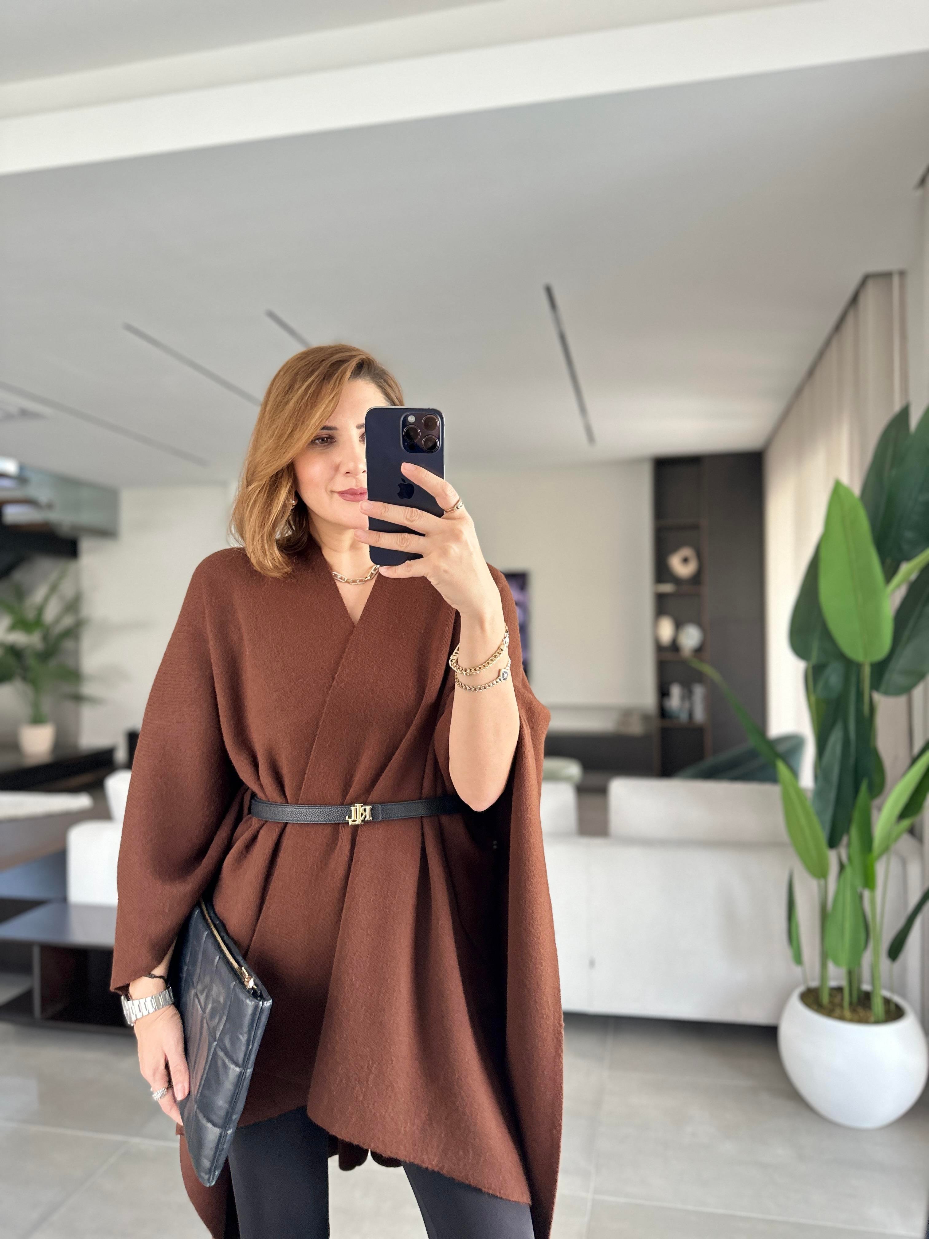 Kemerli Triko Şal