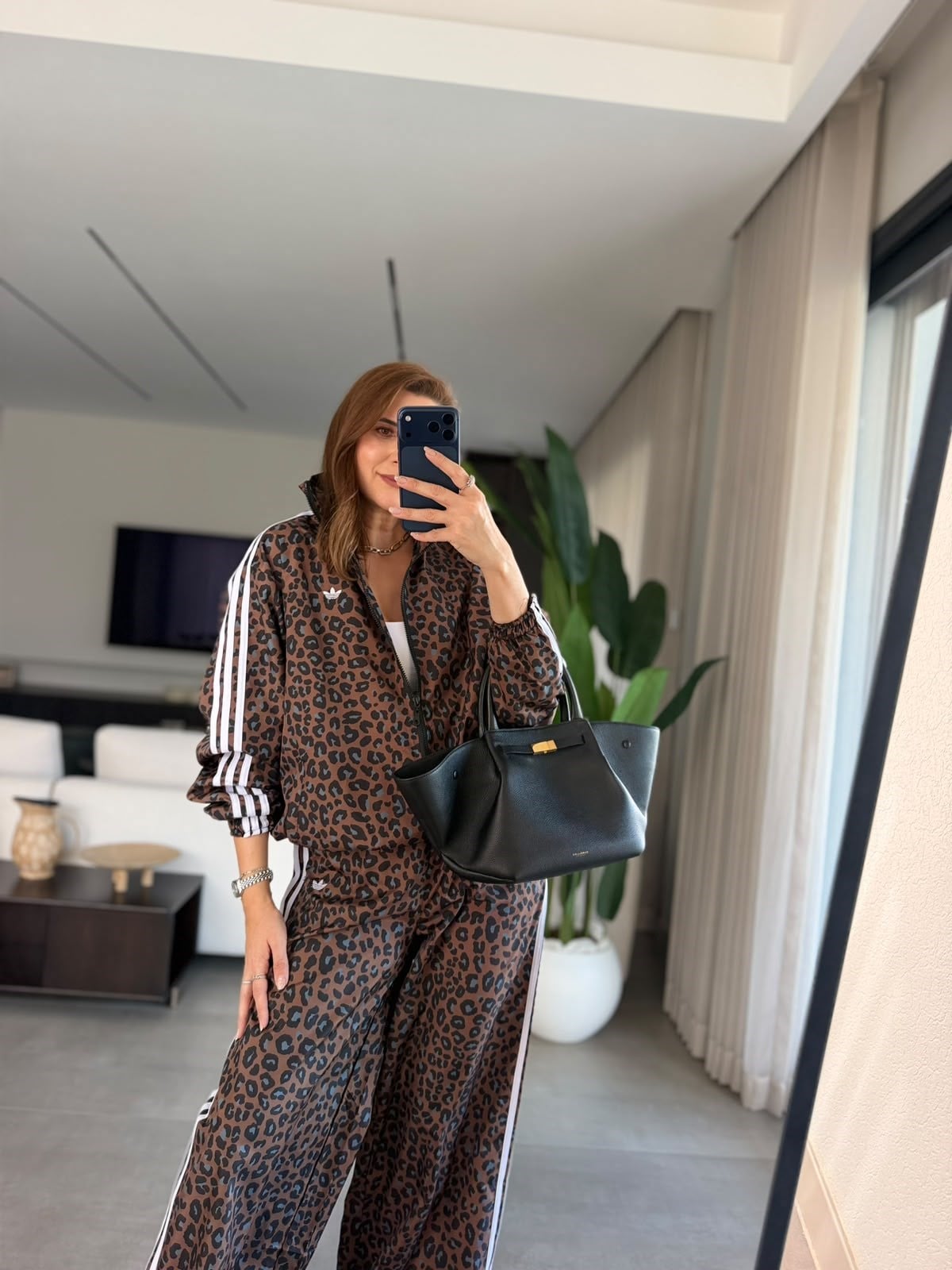 Leopar Windbreaker Takım