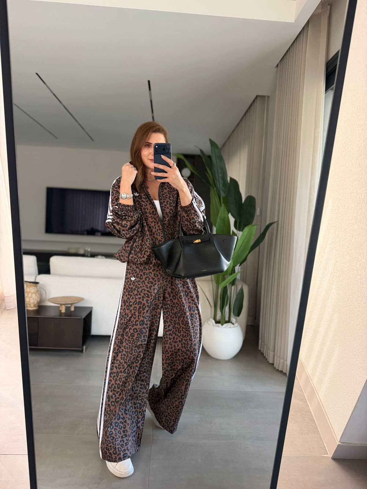 Leopar Windbreaker Takım