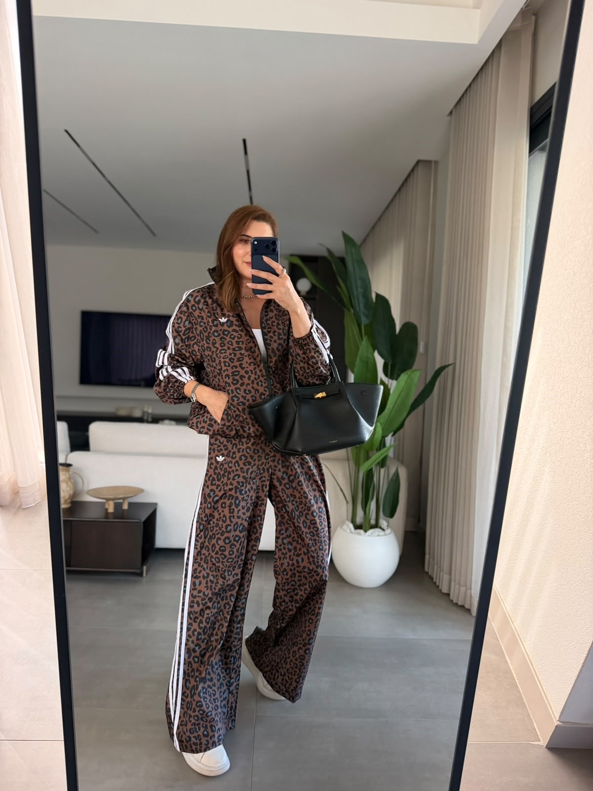 Leopar Windbreaker Takım