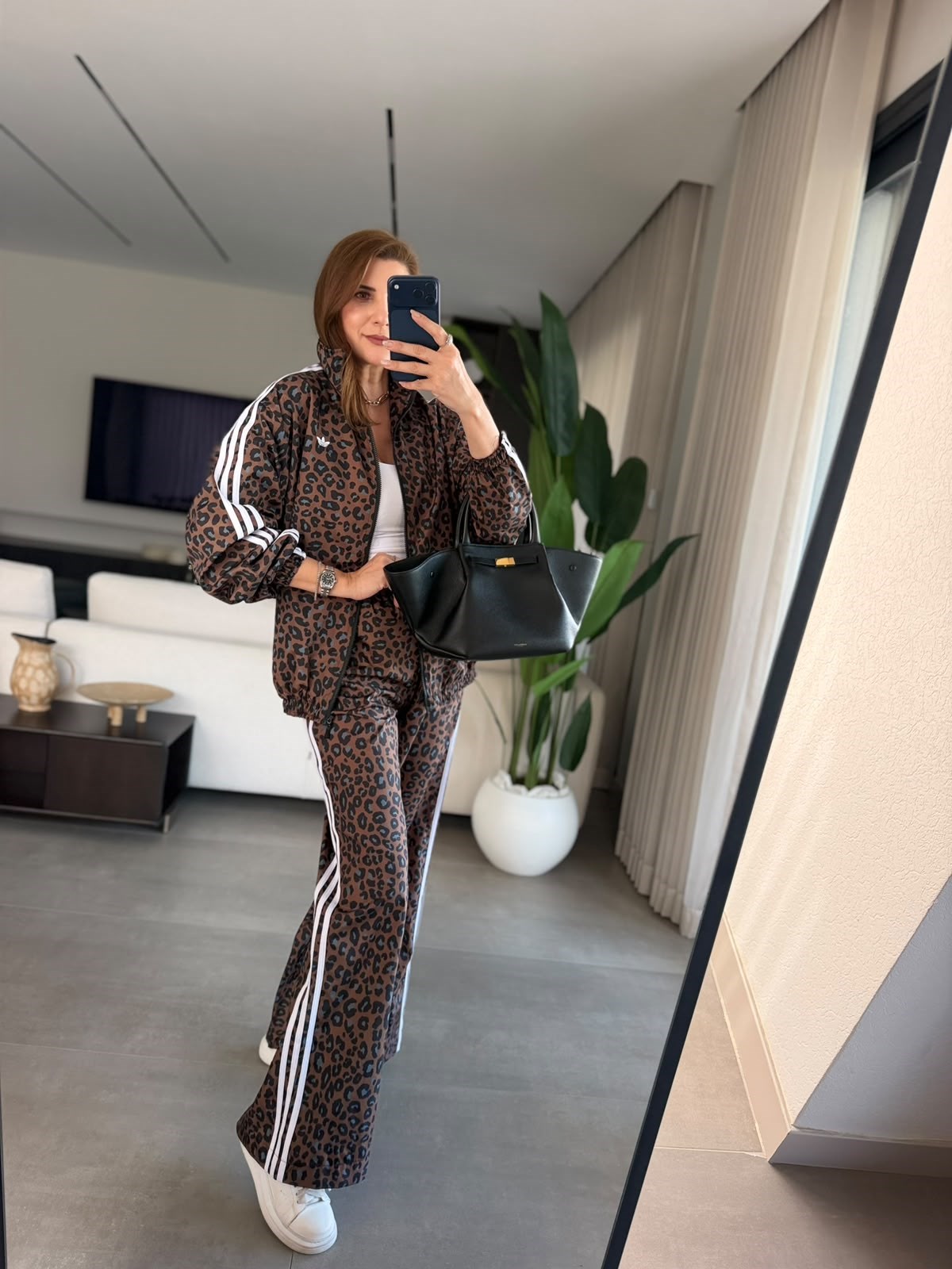Leopar Windbreaker Takım