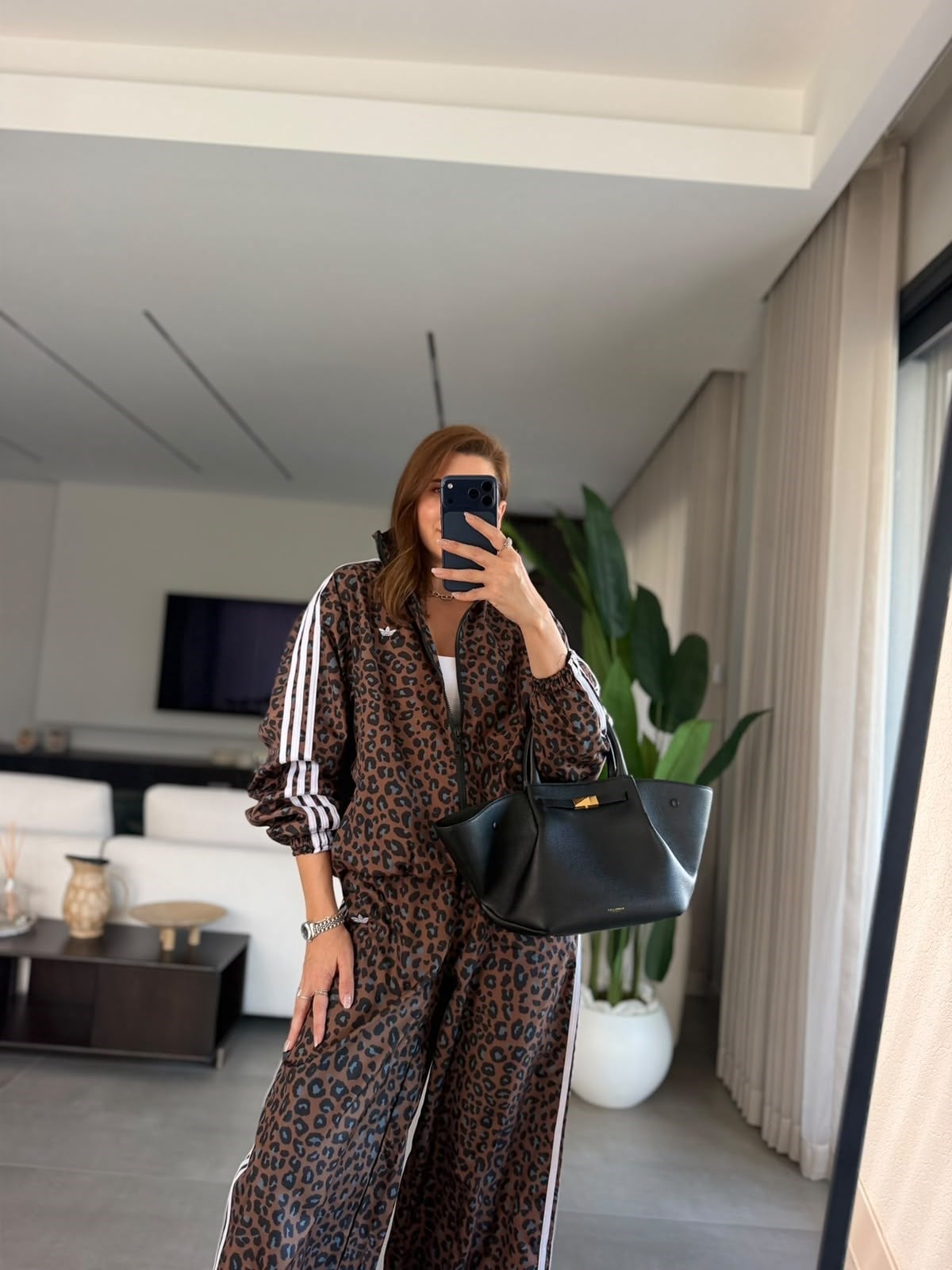 Leopar Windbreaker Takım