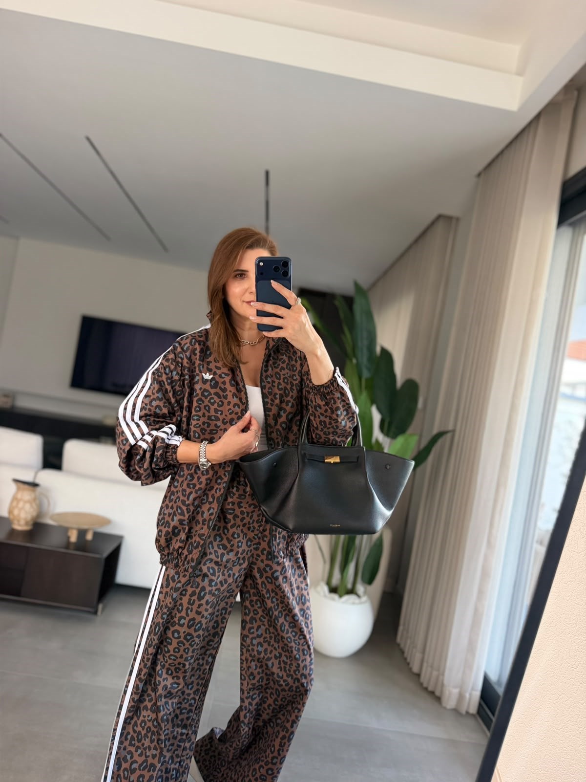 Leopar Windbreaker Takım