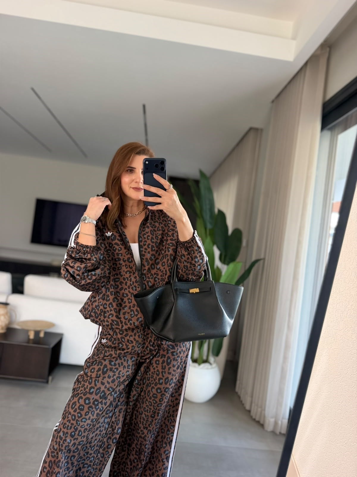 Leopar Windbreaker Takım