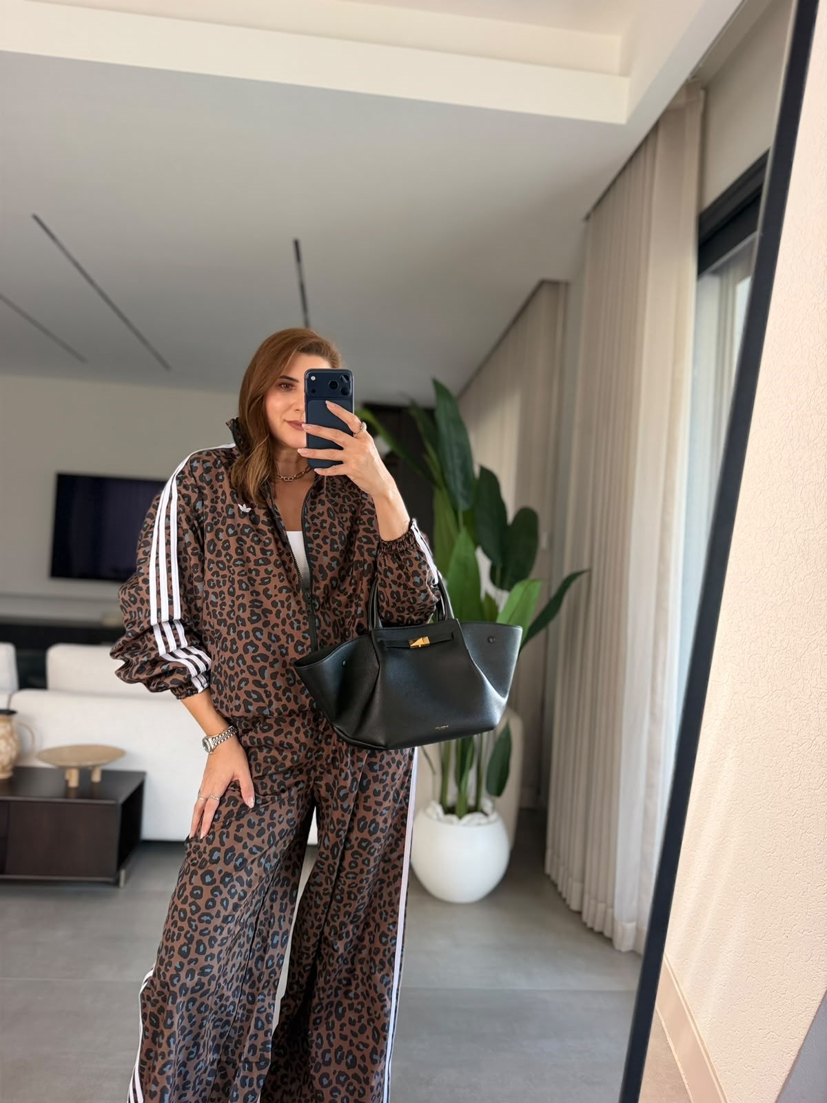 Leopar Windbreaker Takım