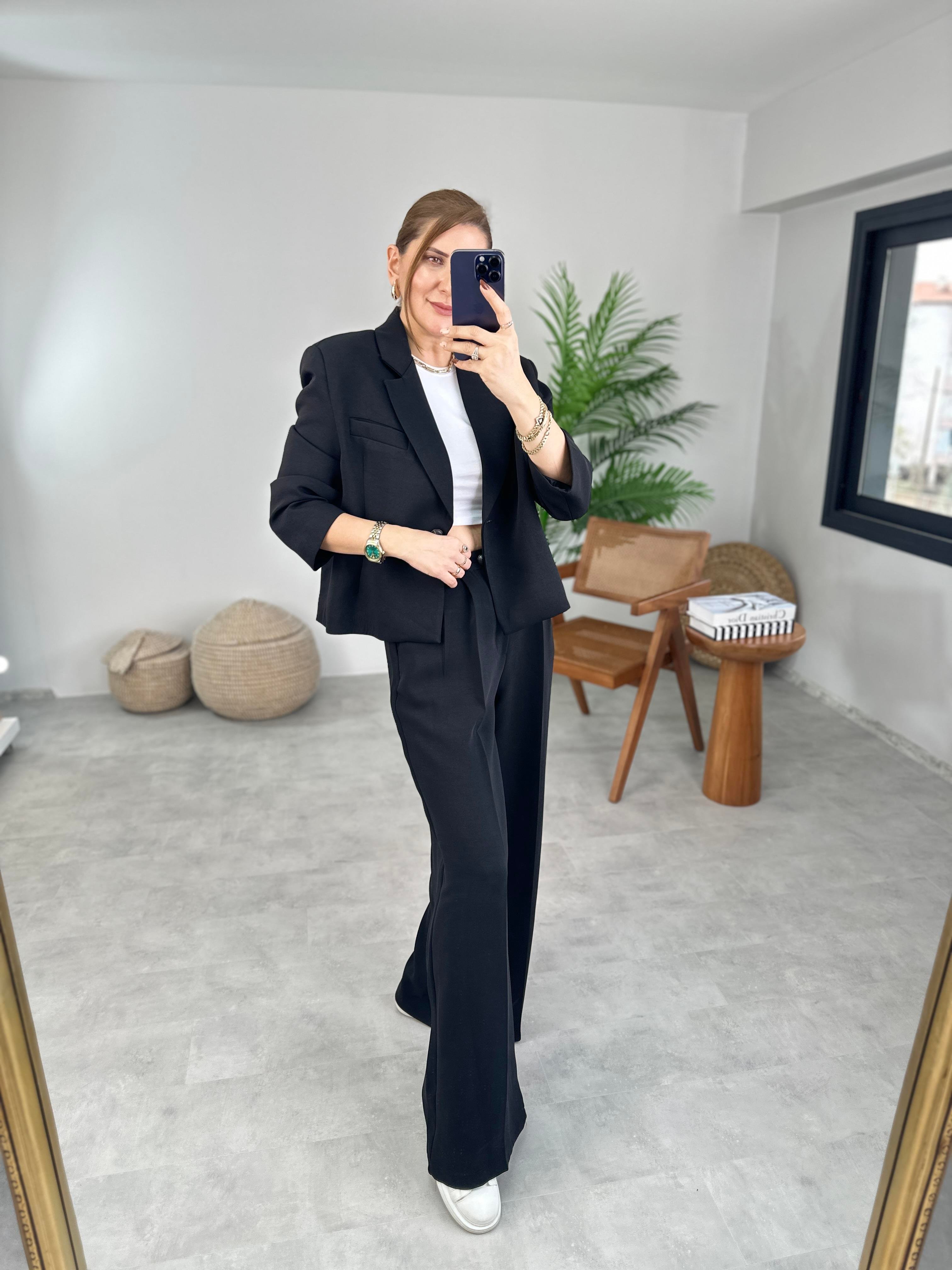Liva Ceketli Pantolon Takım
