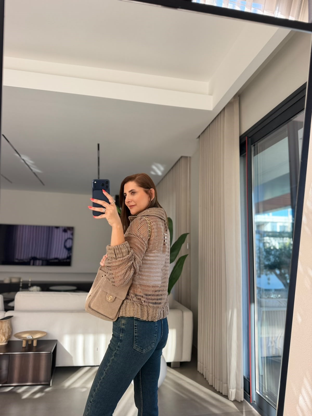 Lumiere Işıltlı File Ceket