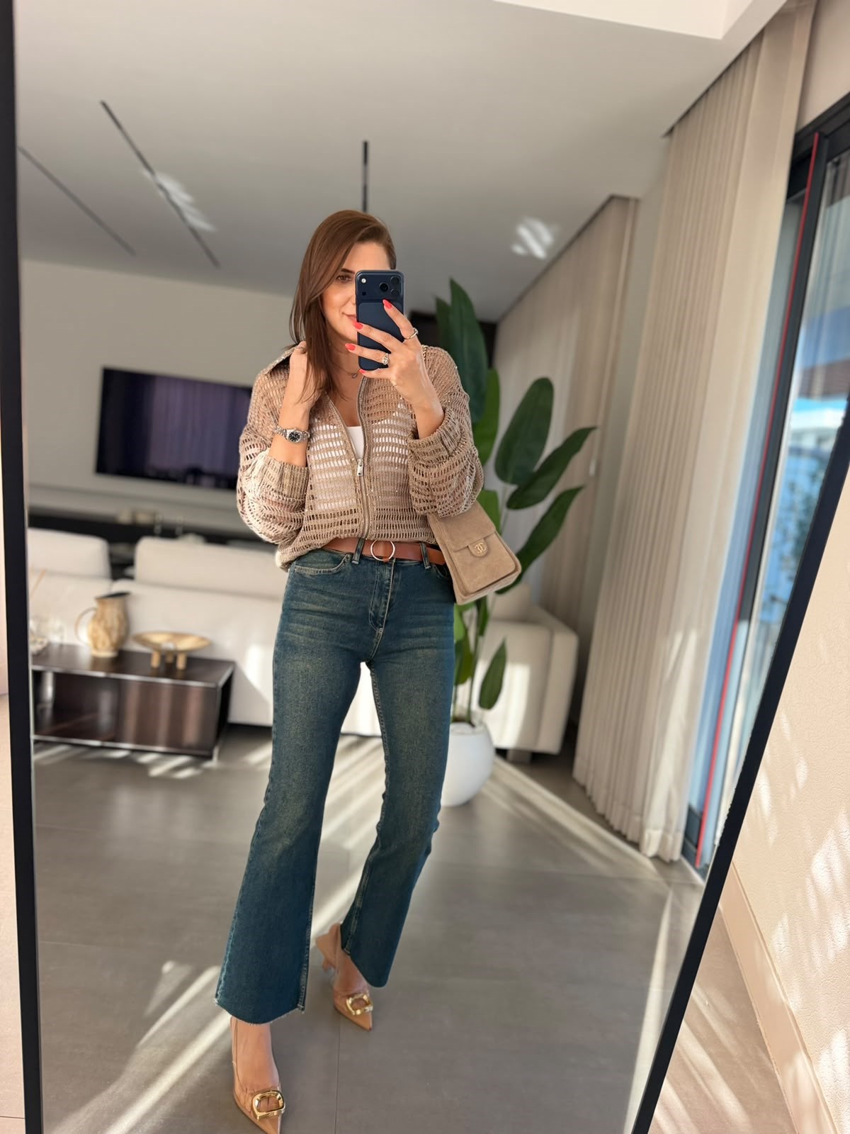 Lumiere Işıltlı File Ceket