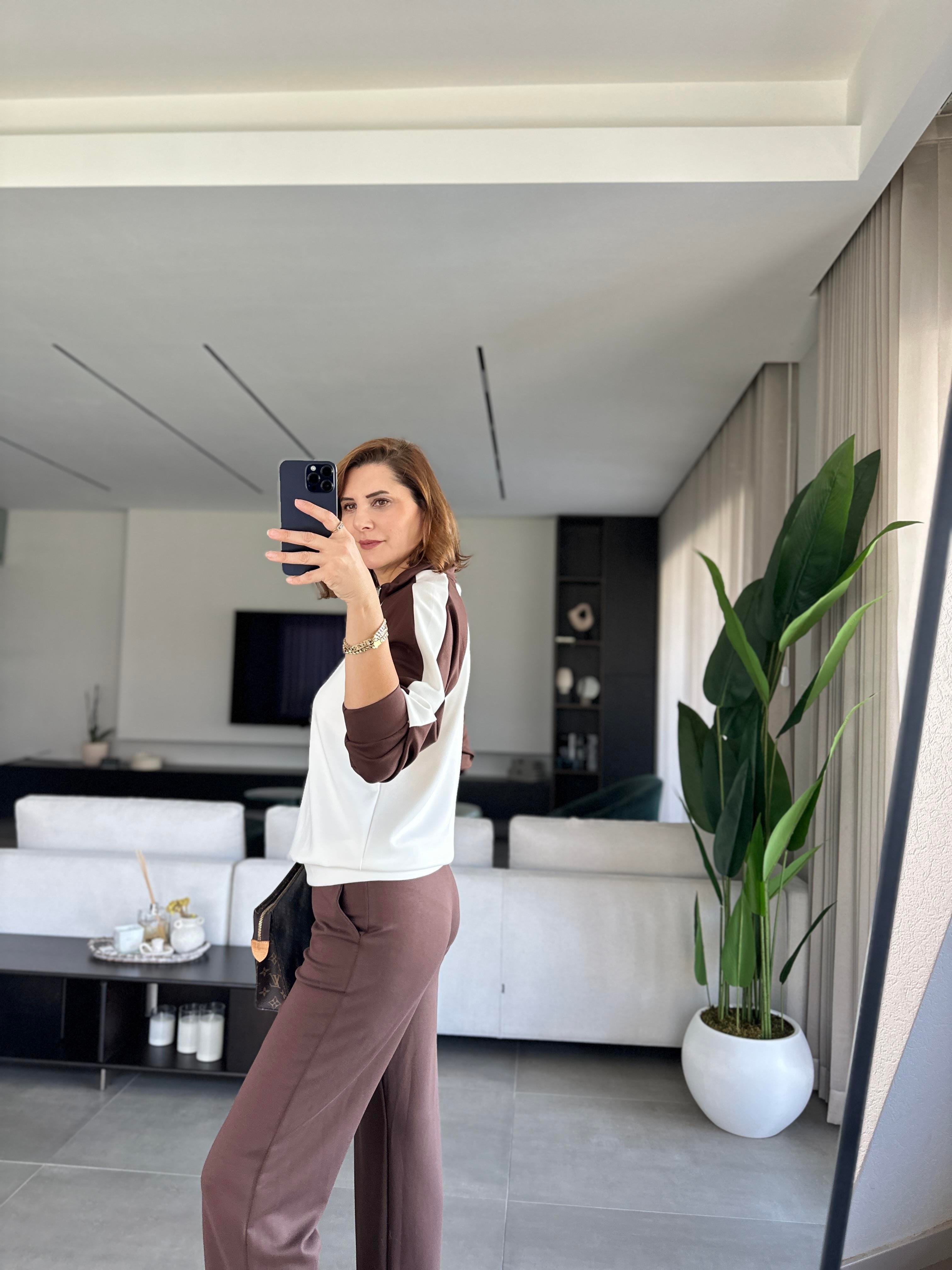 Modal Yaka Fermuarlı Takım