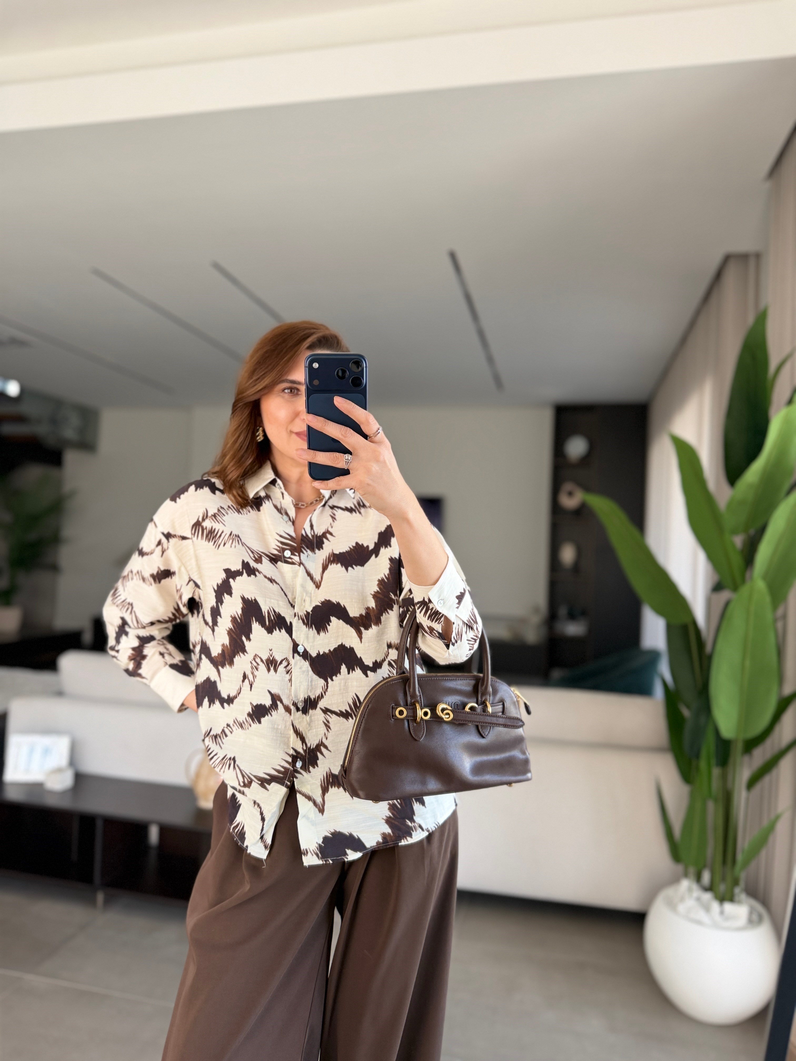 Mountain Desen Gömlek