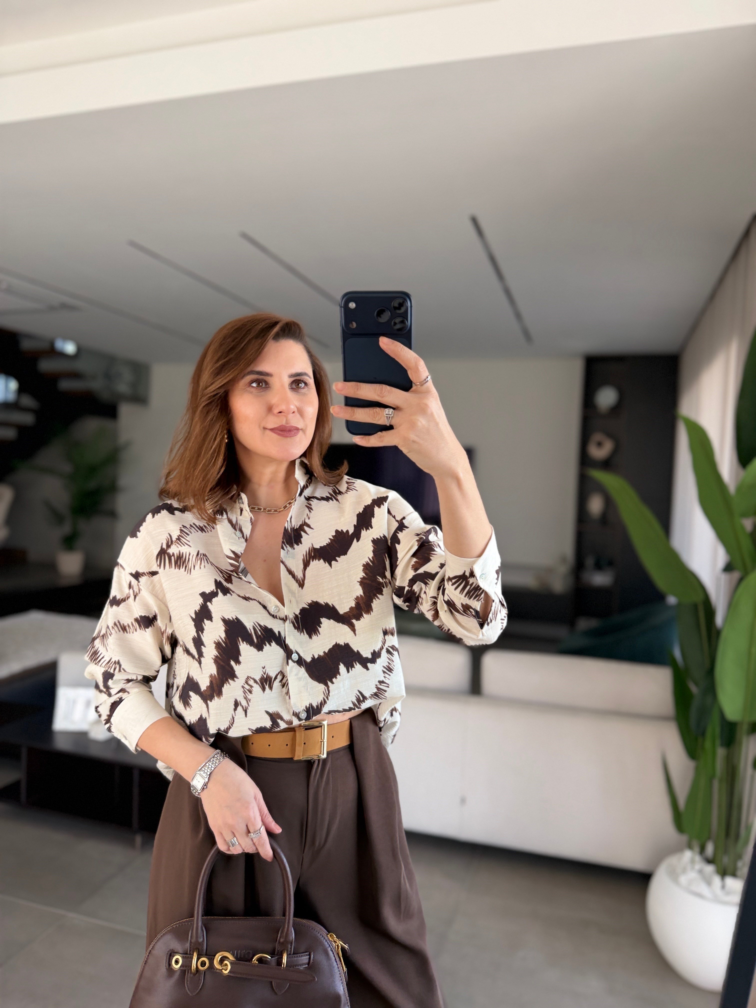 Mountain Desen Gömlek