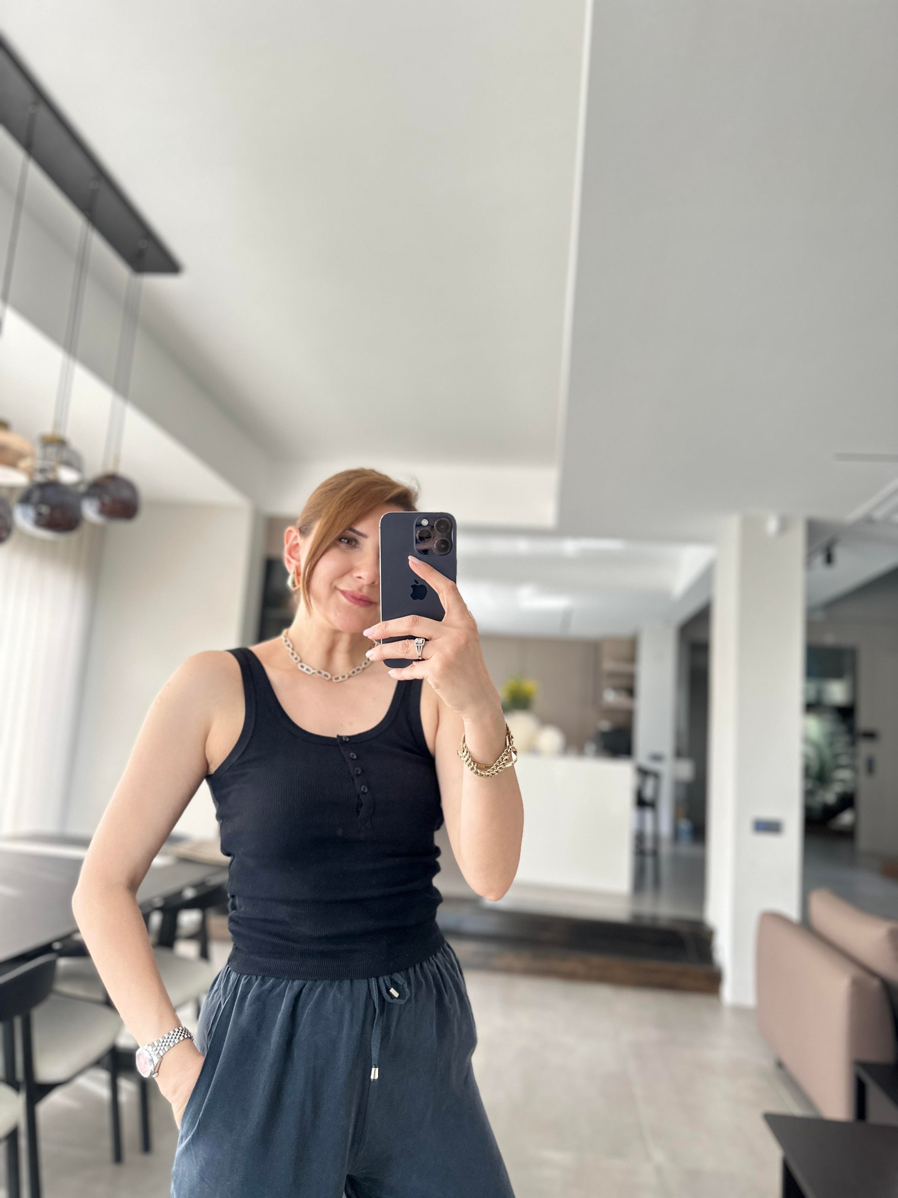 Önden Düğmeli Atlet