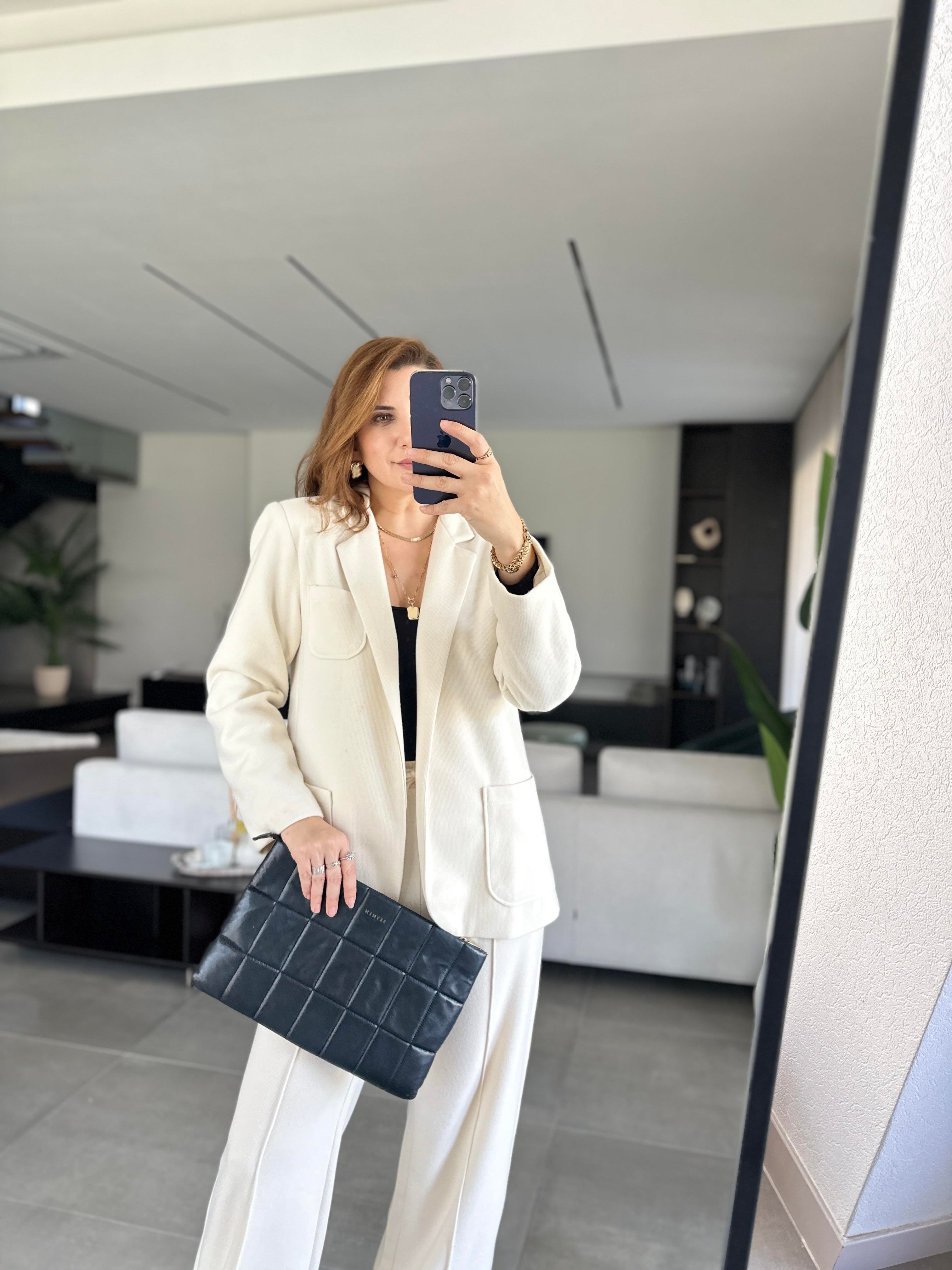 Örme Blazer Ceket Takım