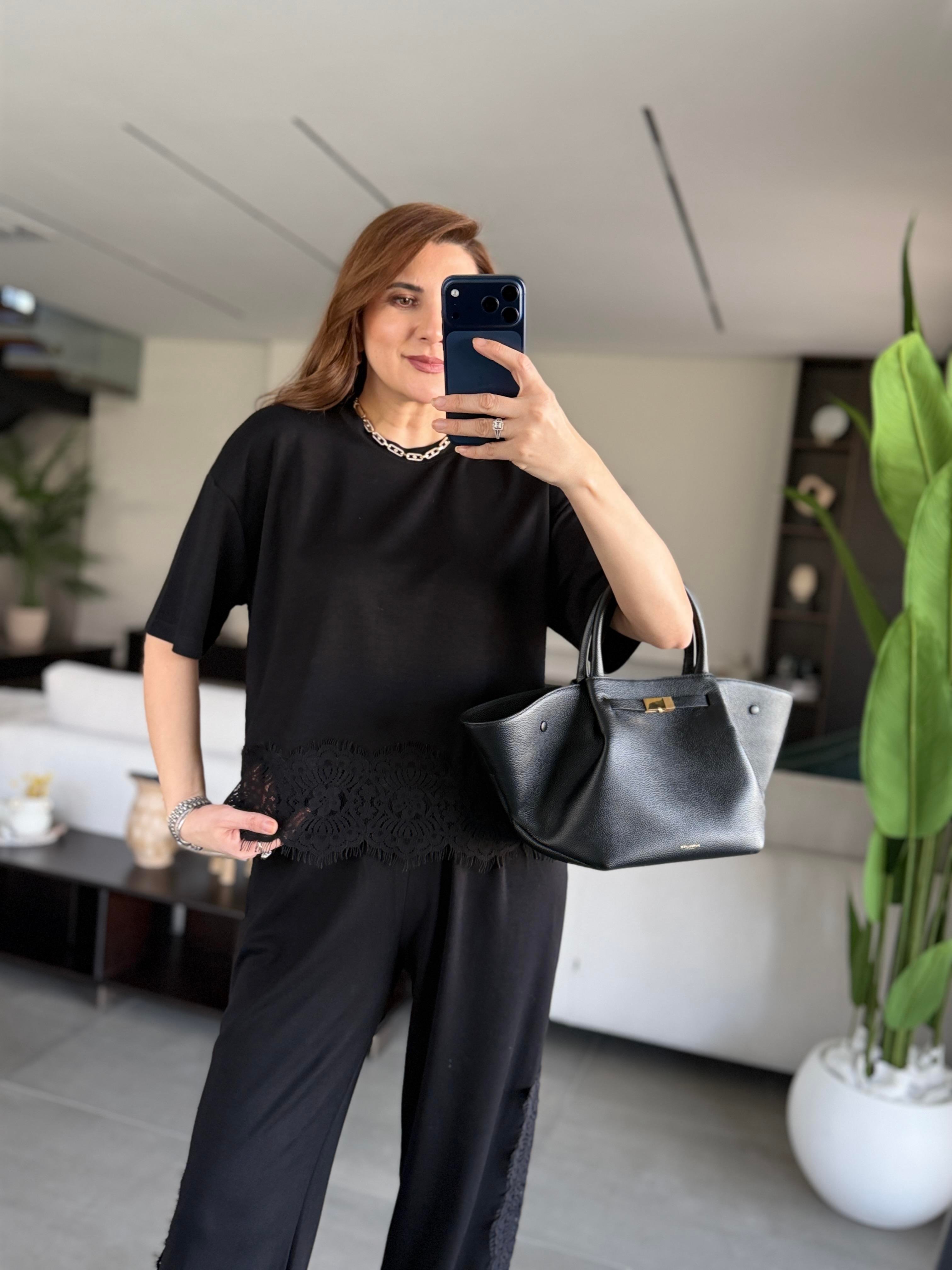 Ottova Dantel Detaylı Takım