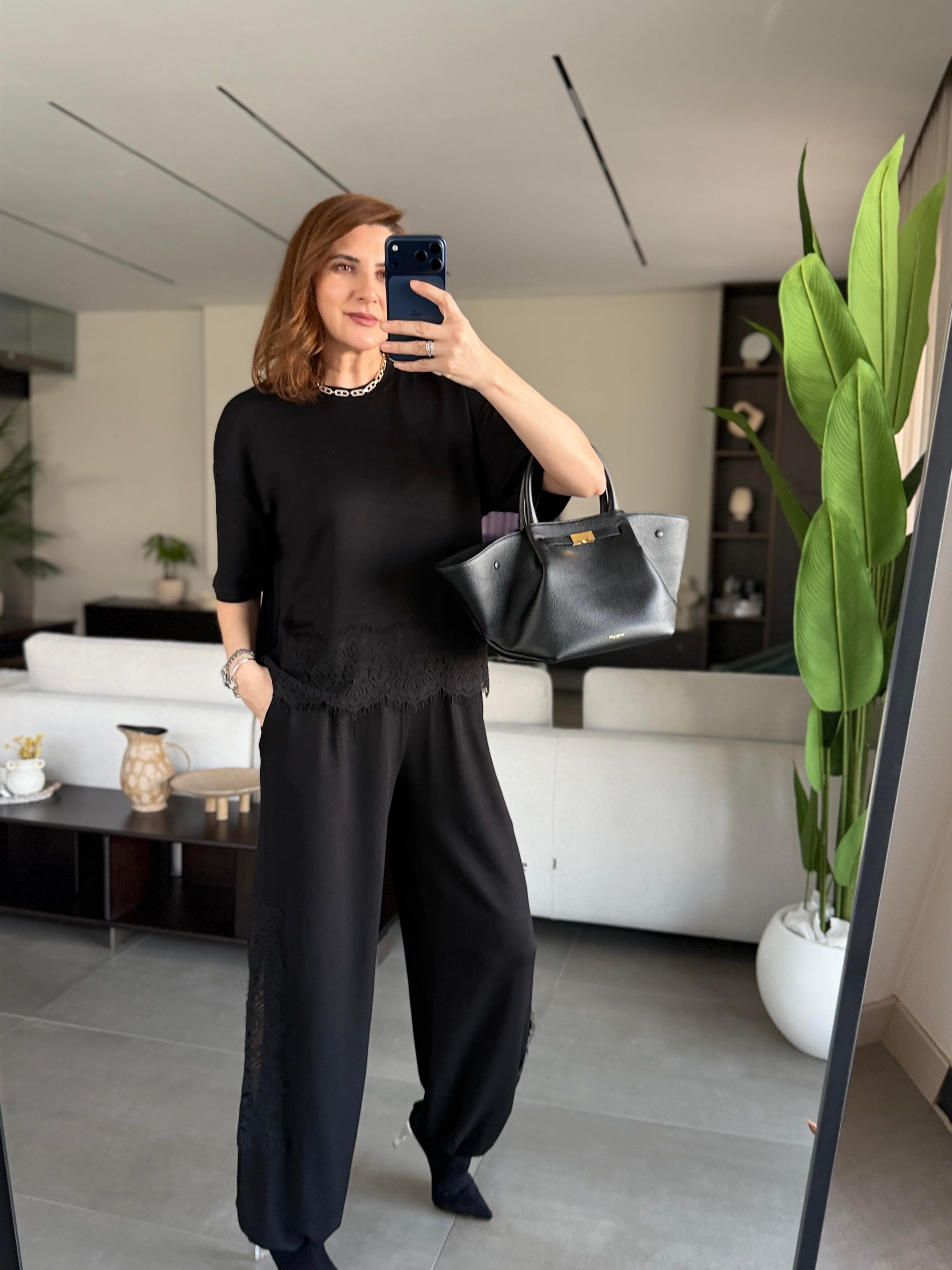 Ottova Dantel Detaylı Takım