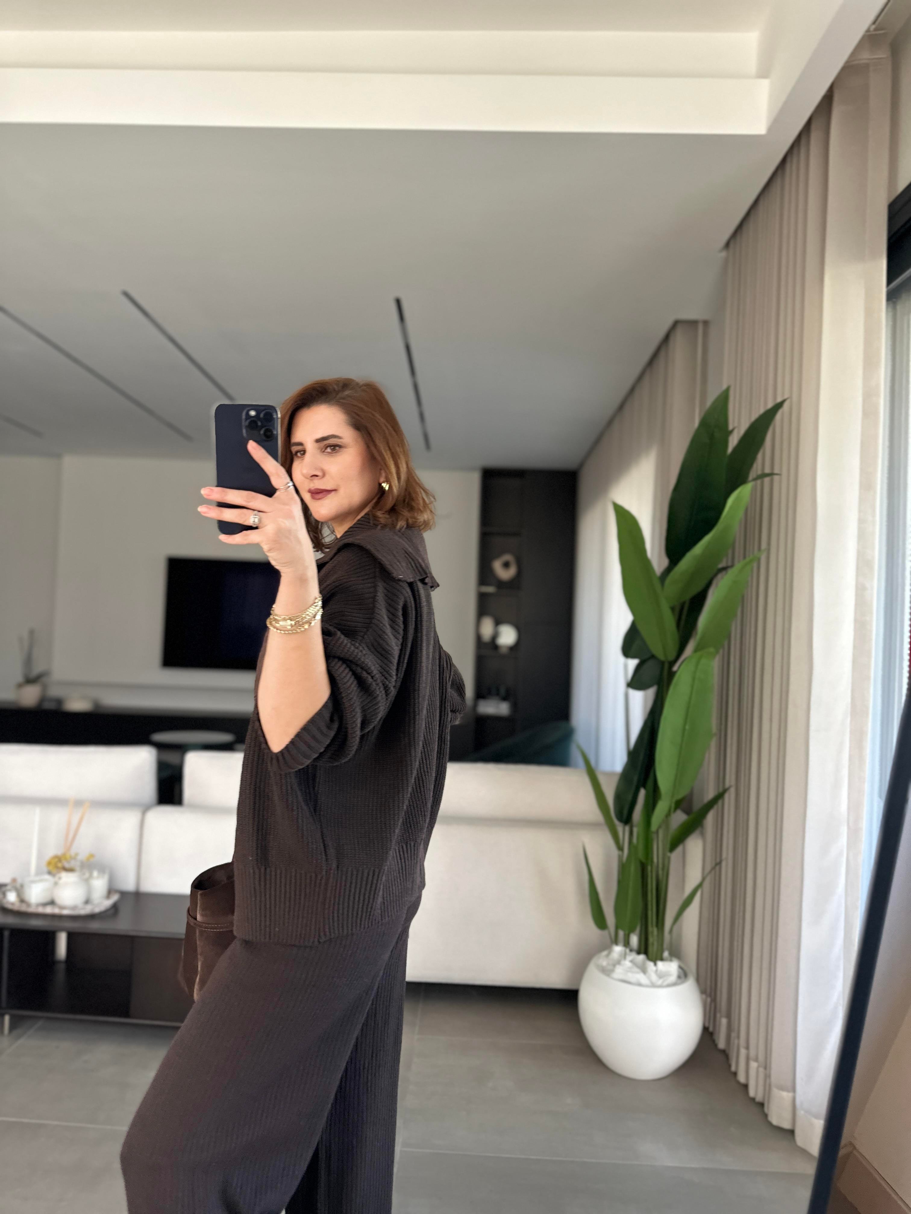 Paraşüt Cep Detaylı Garnili Takım