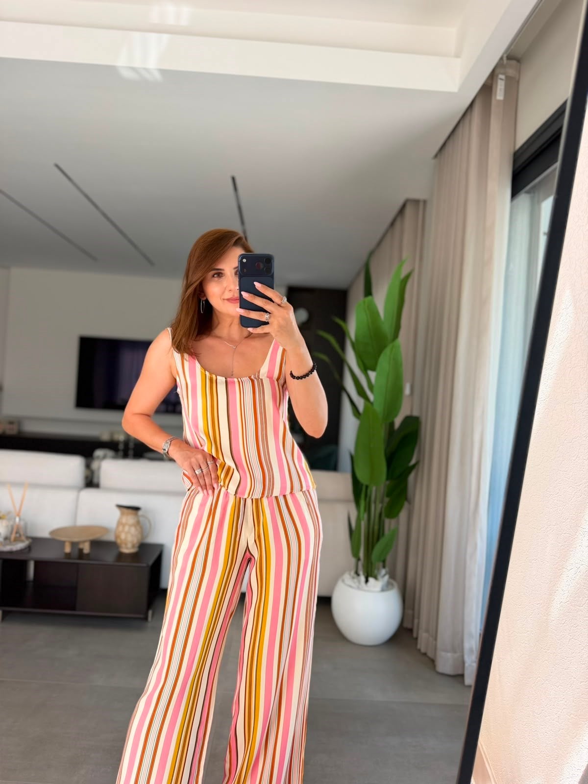 Pembe Soft Saten Takım