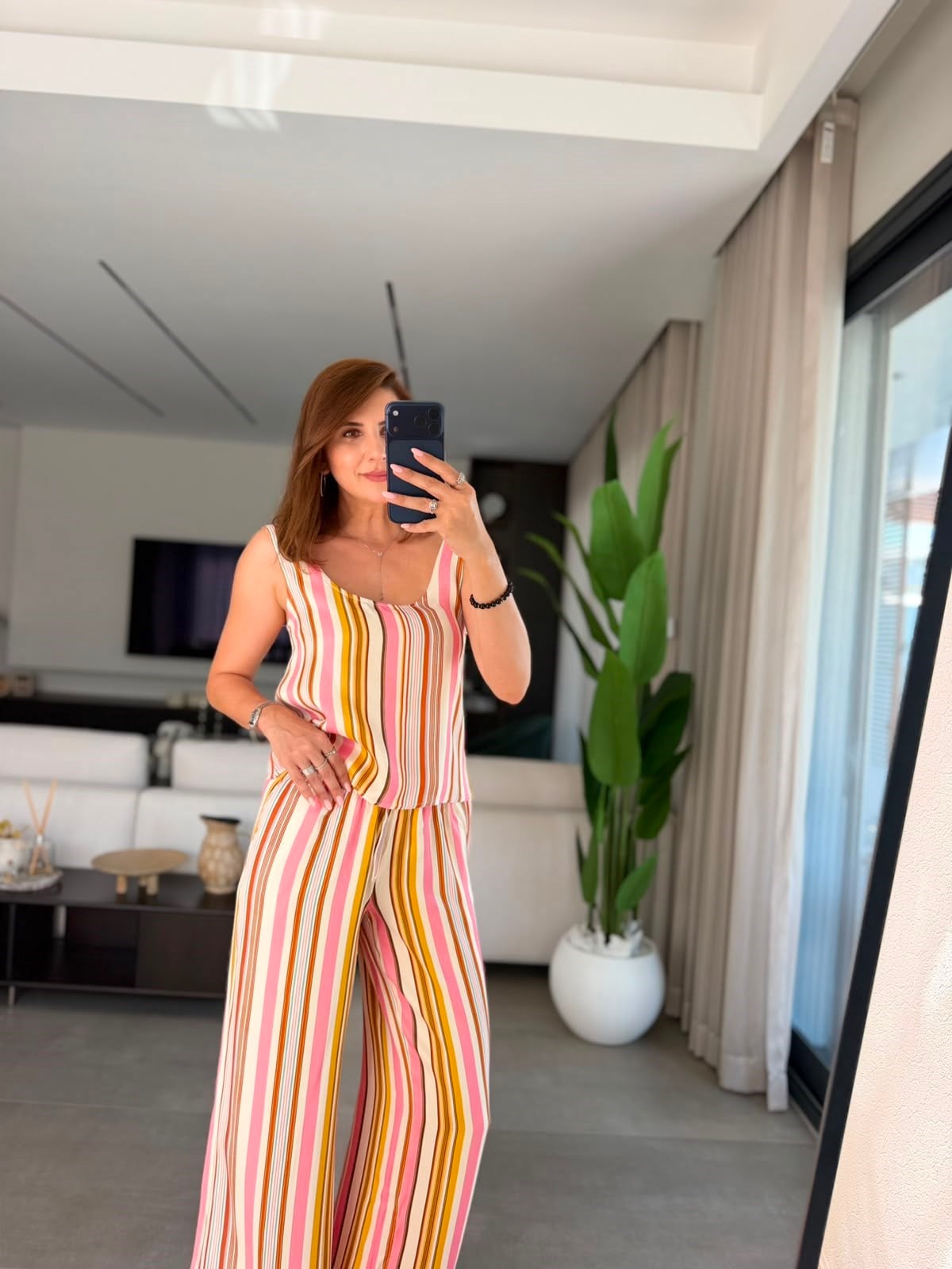 Pembe Soft Saten Takım