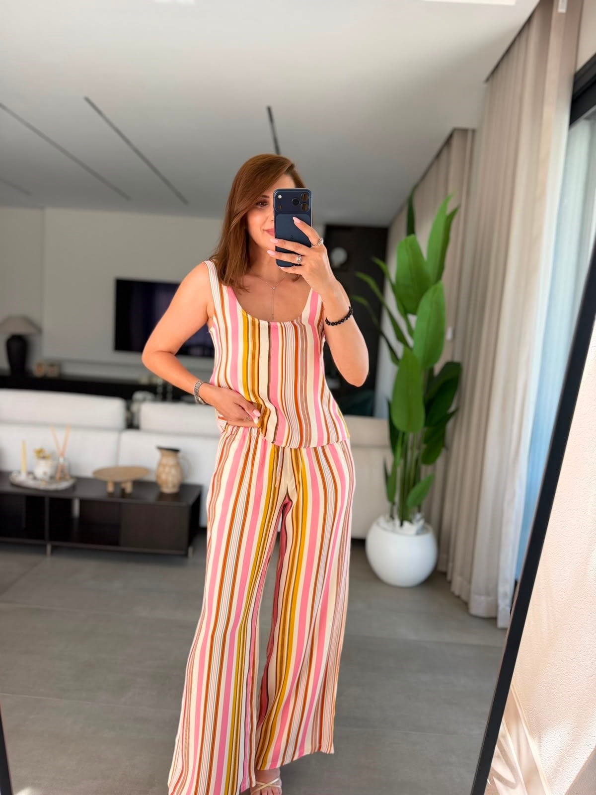Pembe Soft Saten Takım