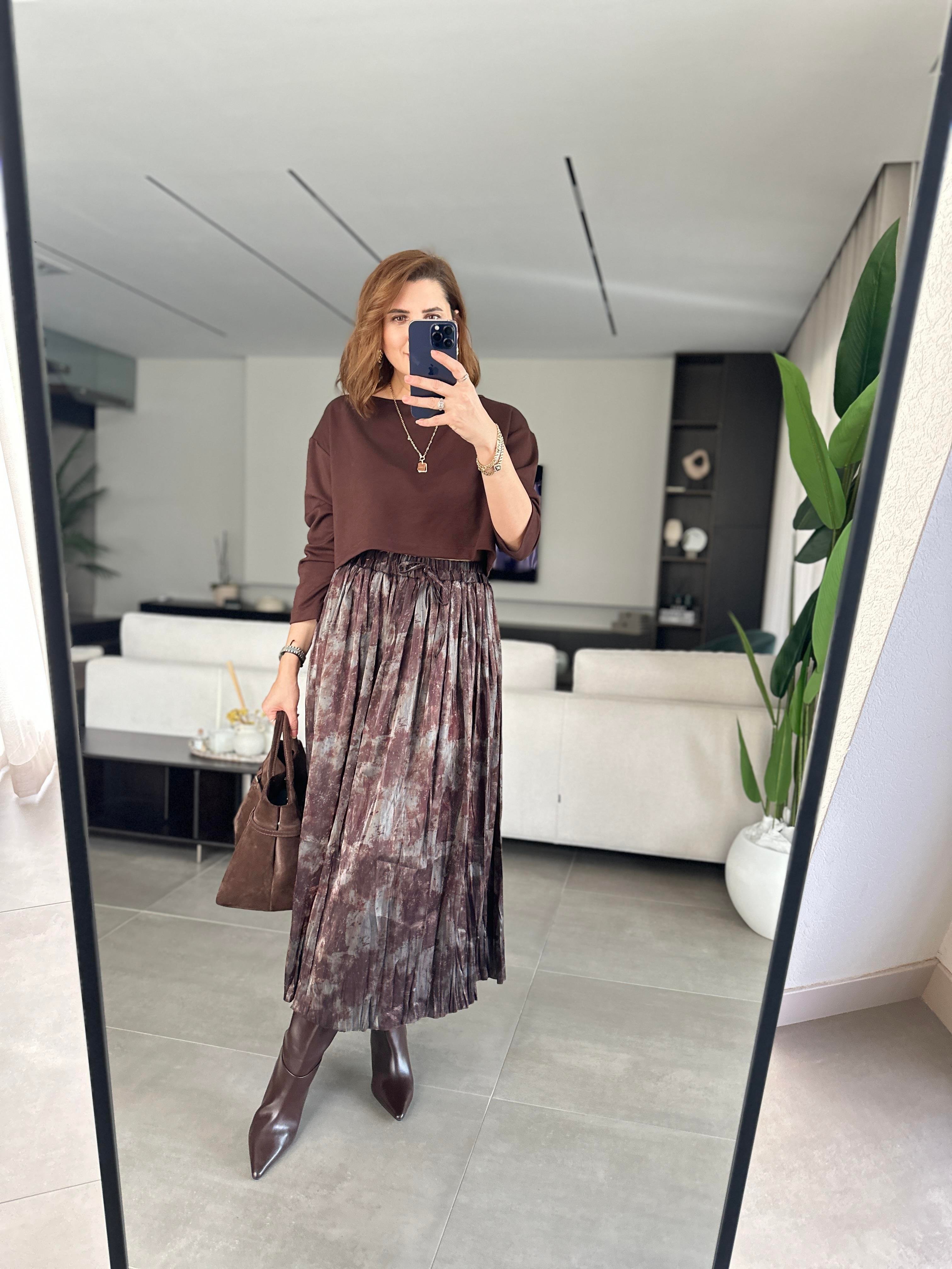 Pileli Rustic Etek