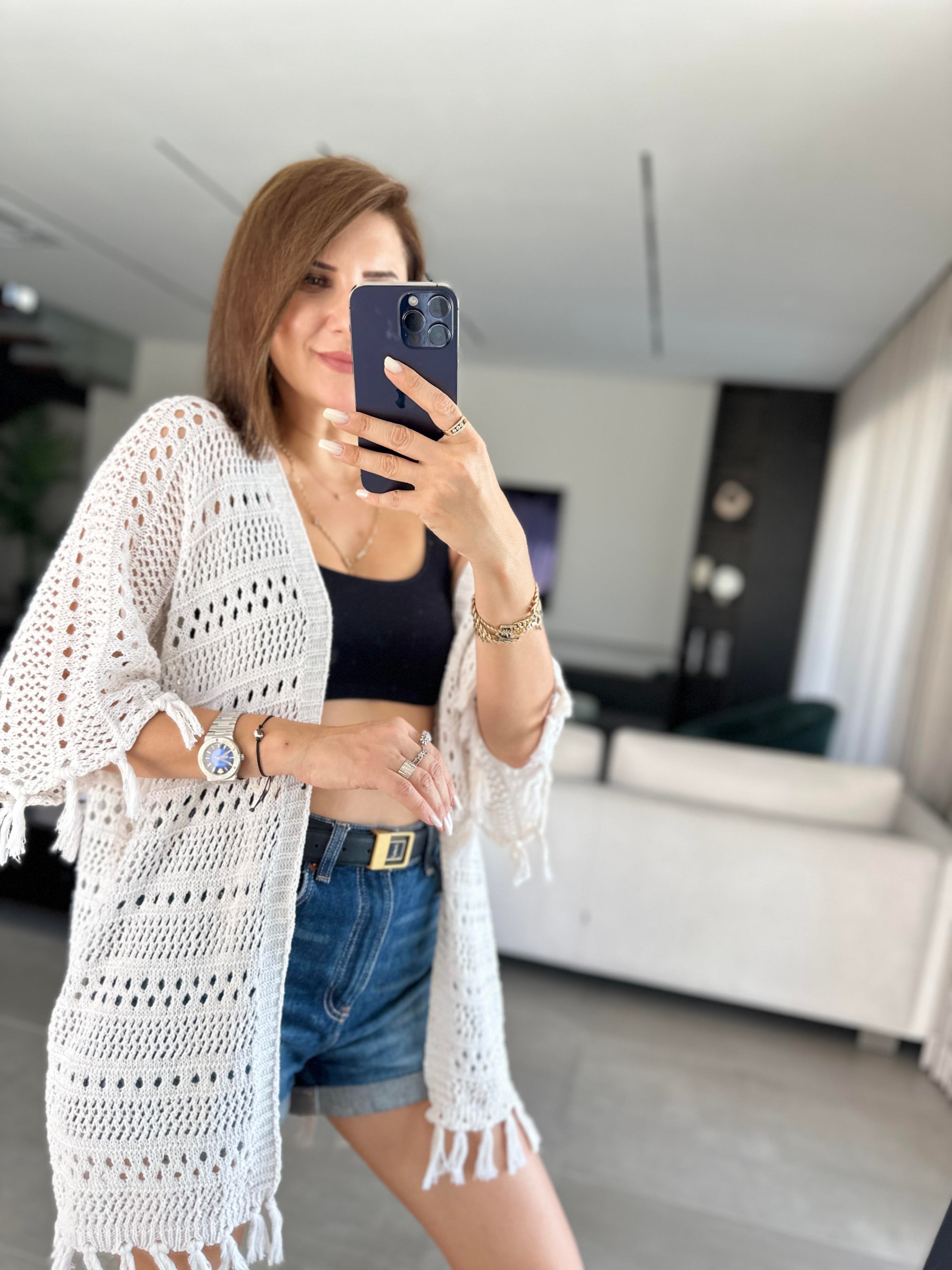 Püsküllü Uzun Hırka