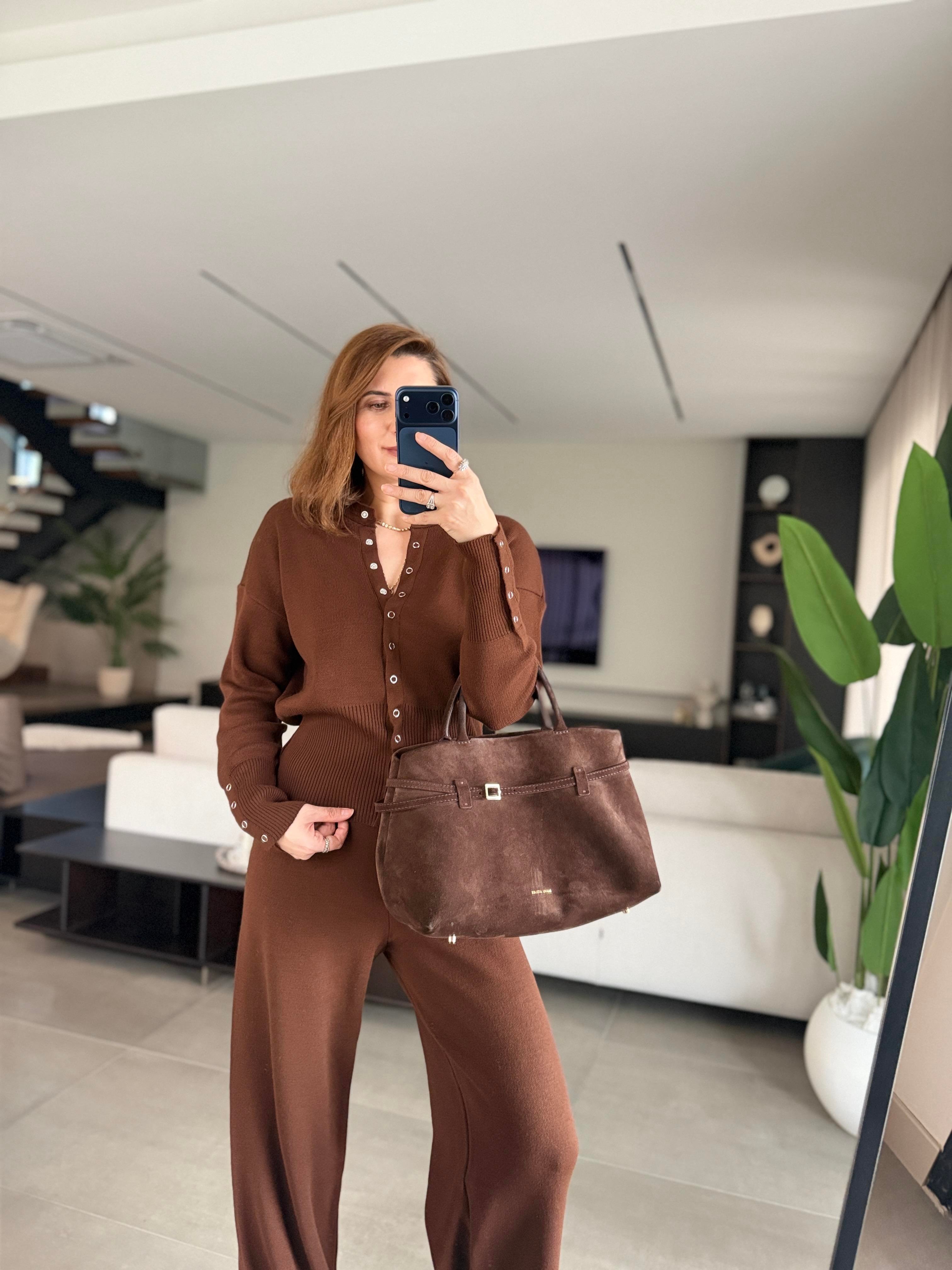 Riva Çıtçıtlı Triko Takım