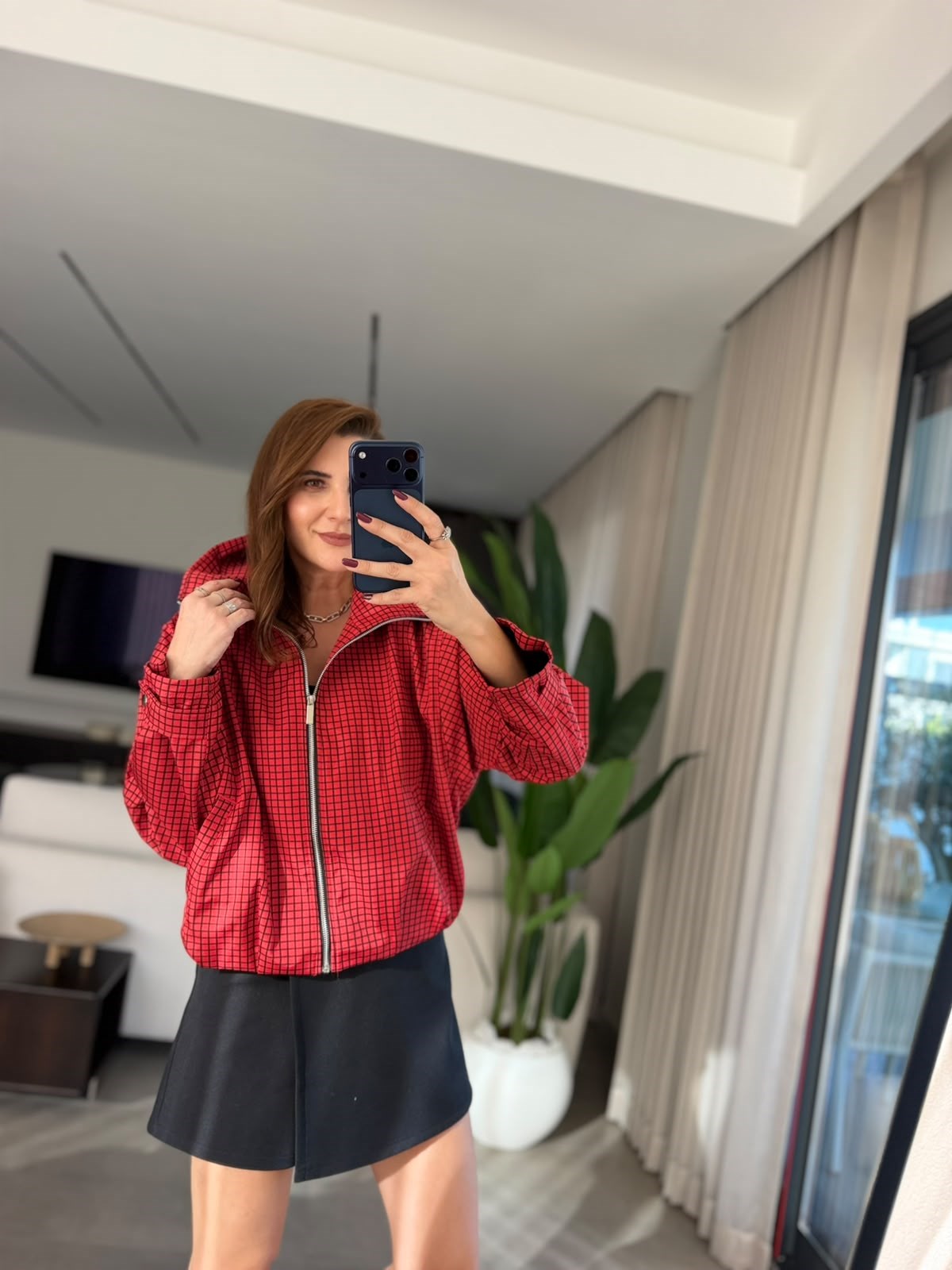 Rossa Ekose Yağmurluk