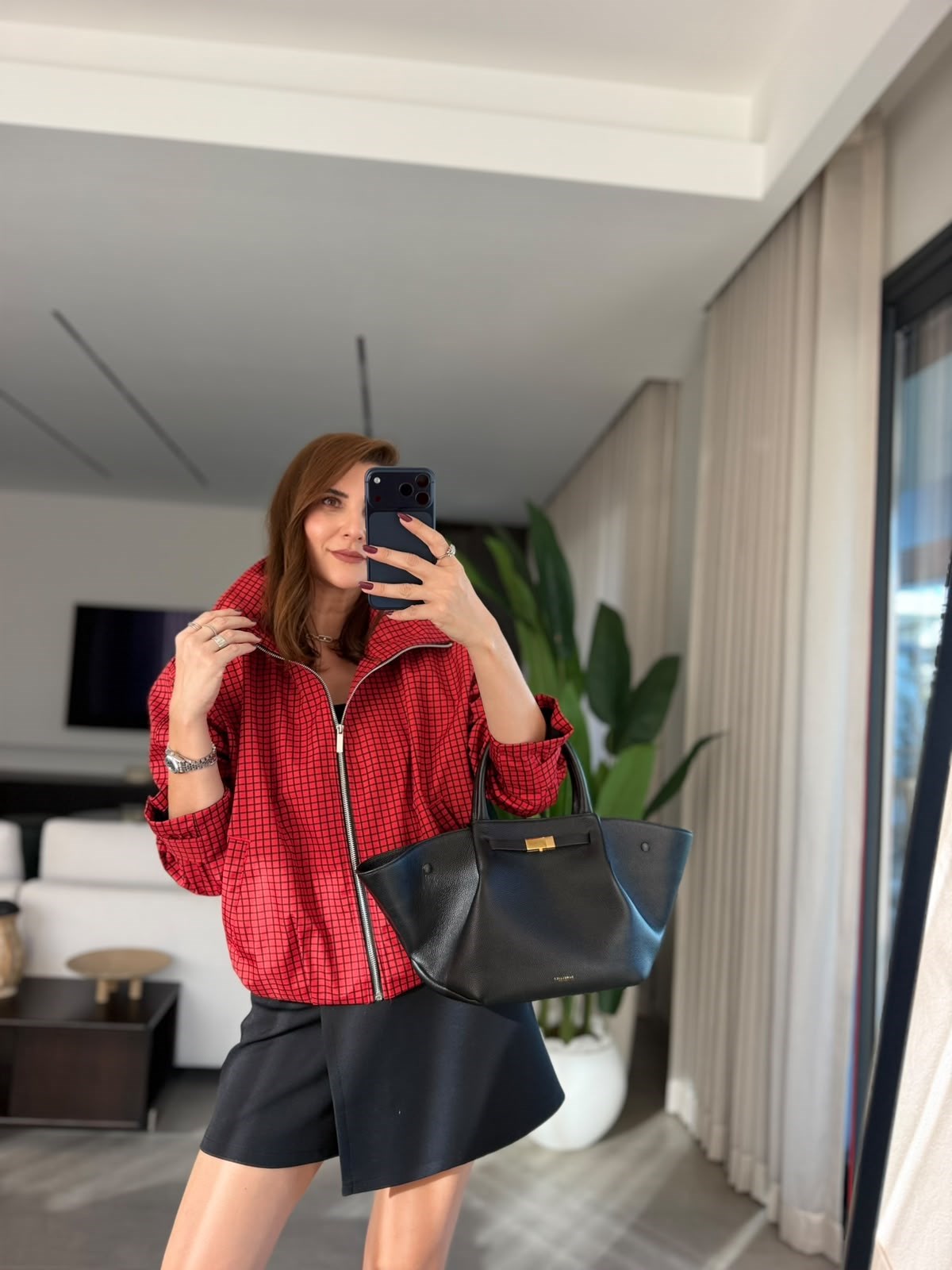 Rossa Ekose Yağmurluk