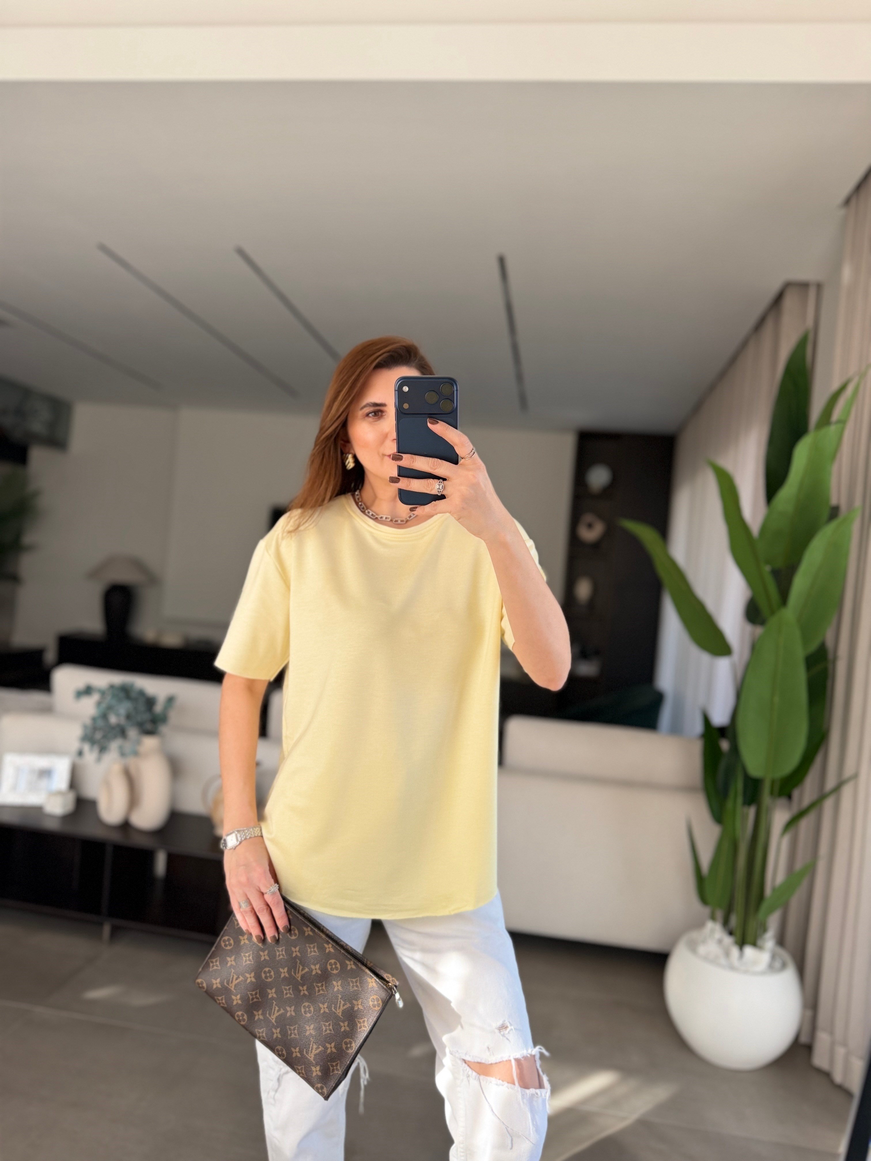 Sarı Versa Basic T-shirt