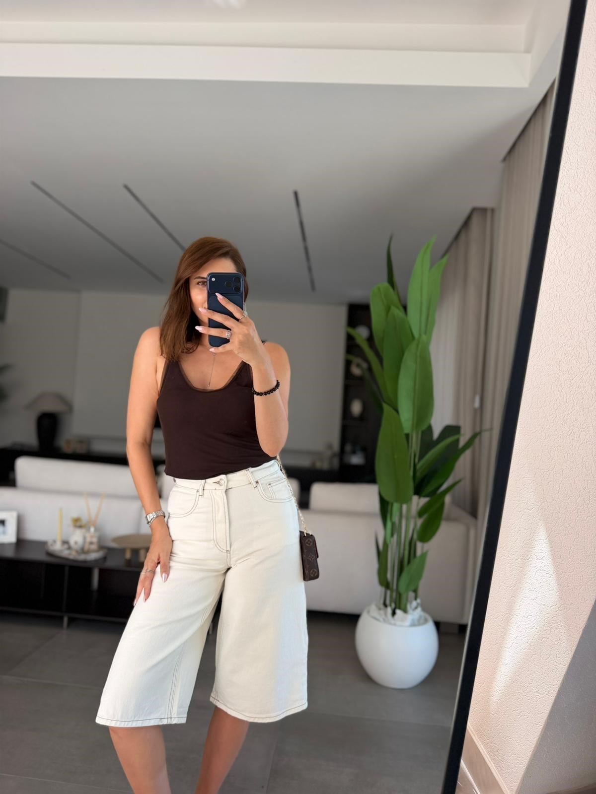 Şehir Boy Cep Detaylı Karol Şort