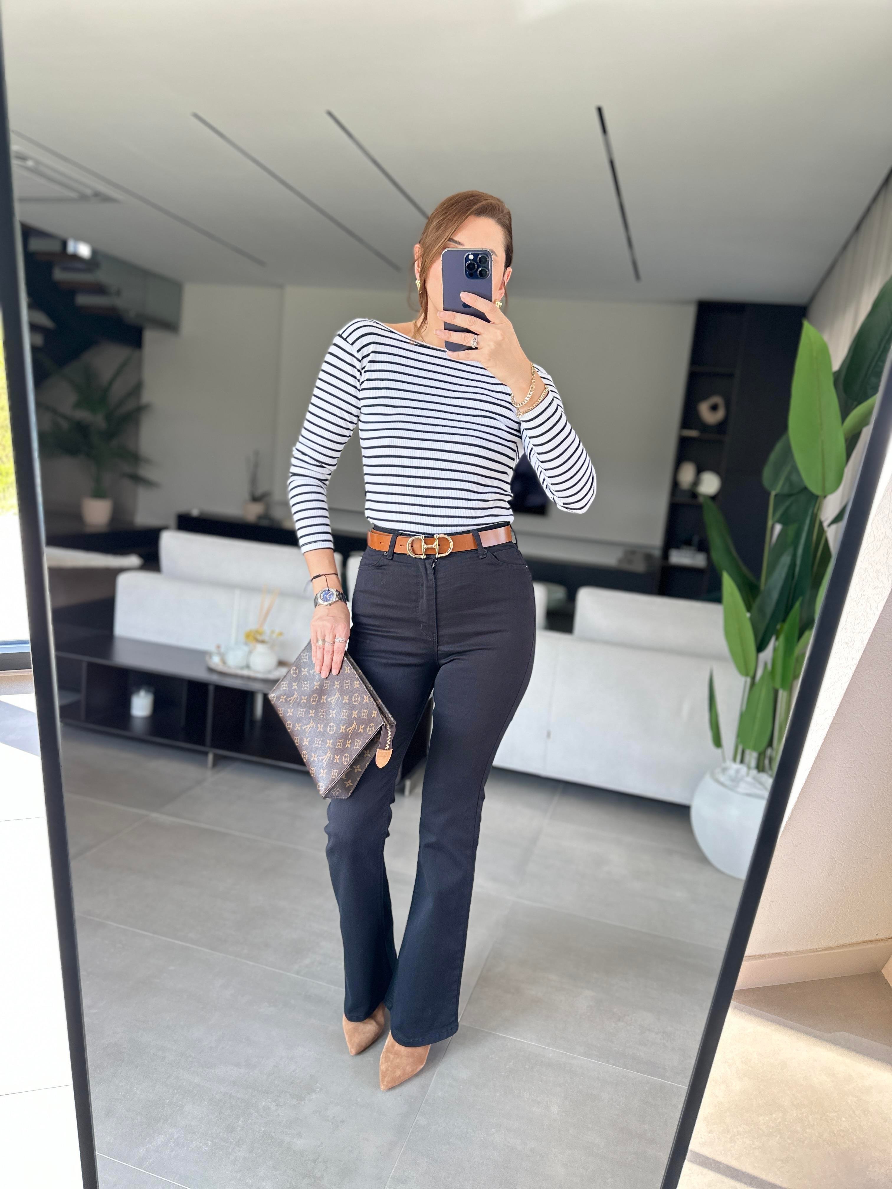 Siyah Lori Toparlayıcı Jean