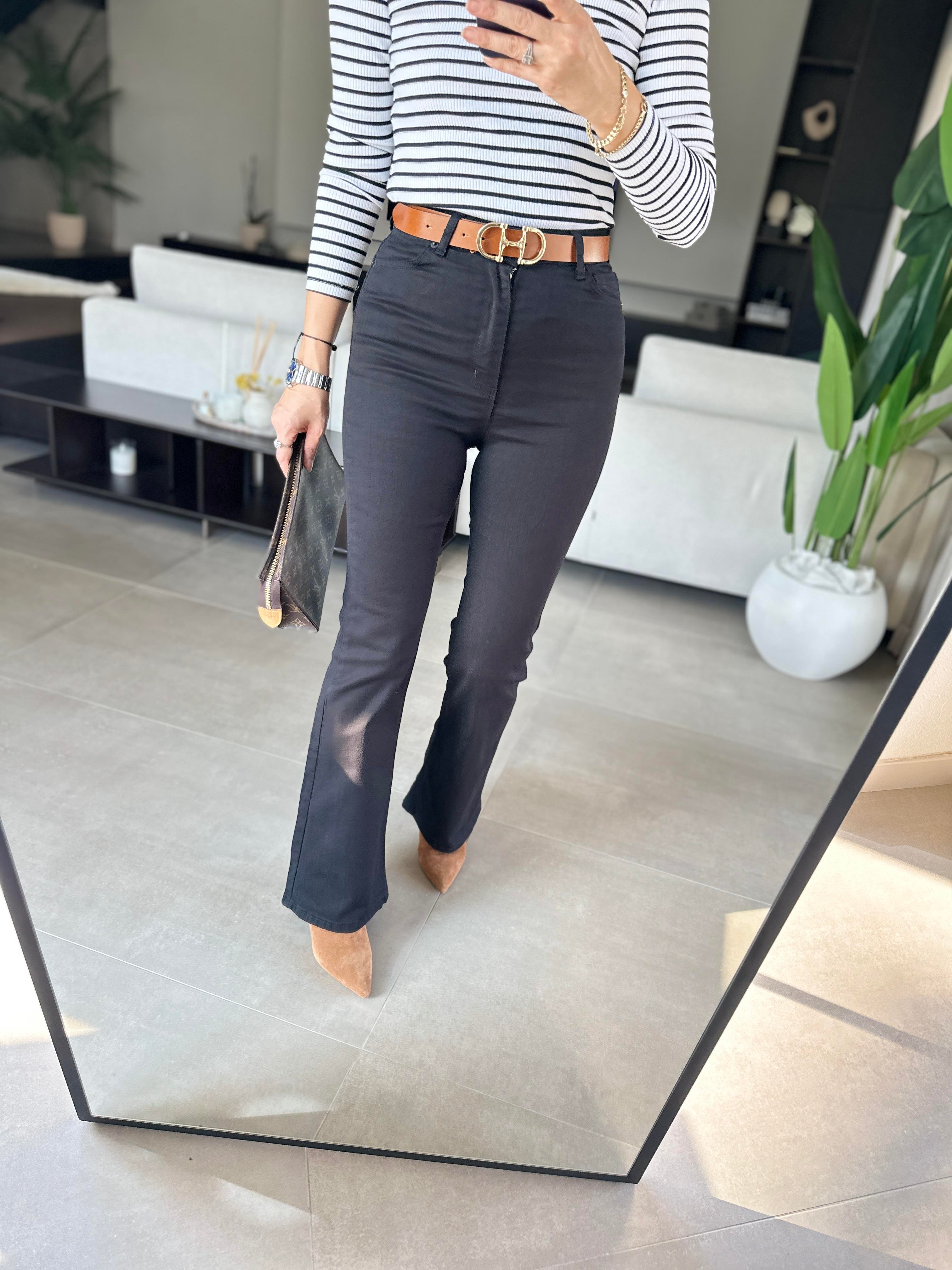 Siyah Lori Toparlayıcı Jean