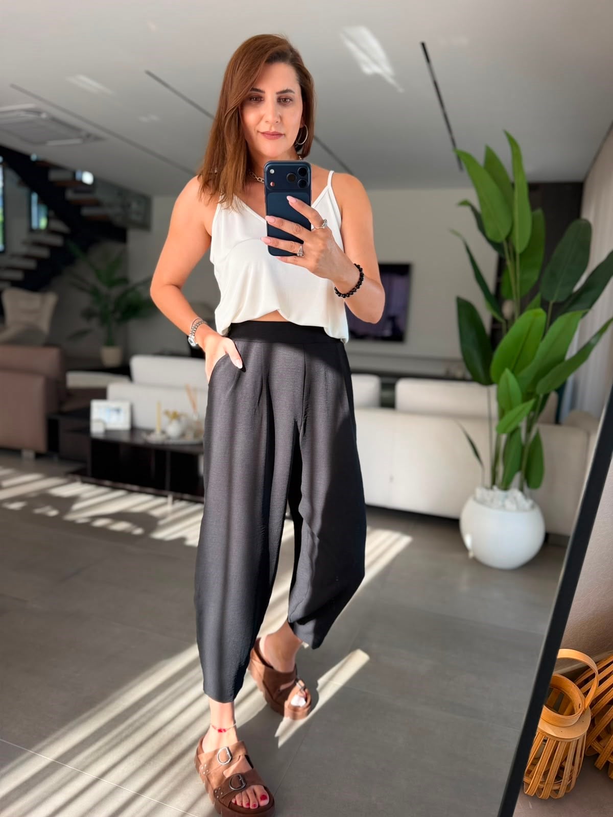 Siyah Veronica Harem Pantolon