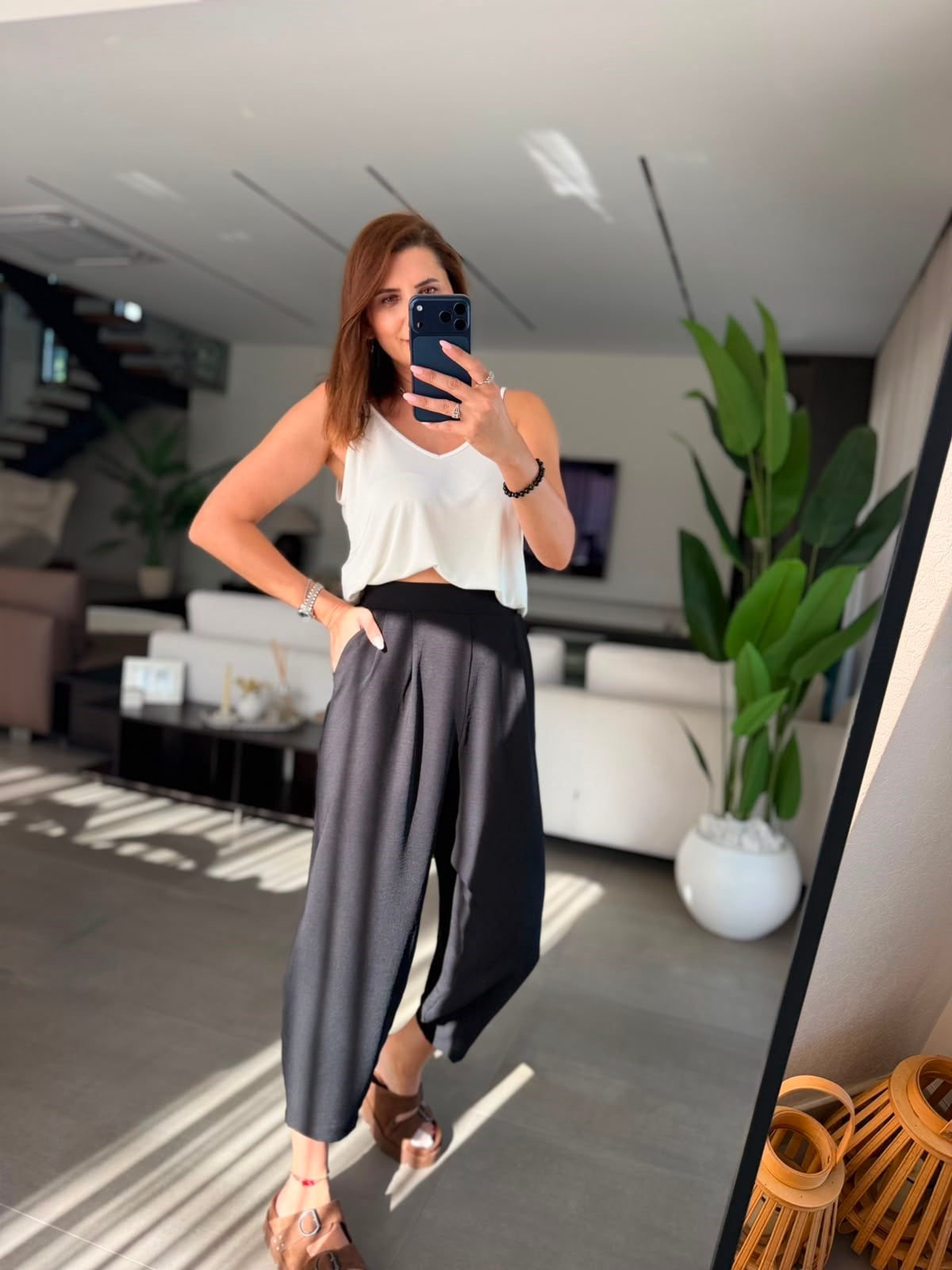 Siyah Veronica Harem Pantolon