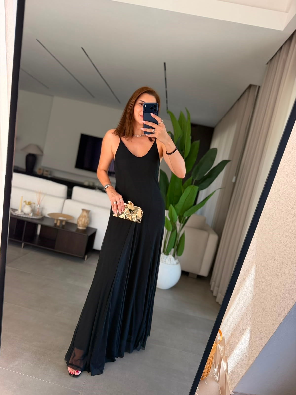 Siyah Zr Model Tül Elbise