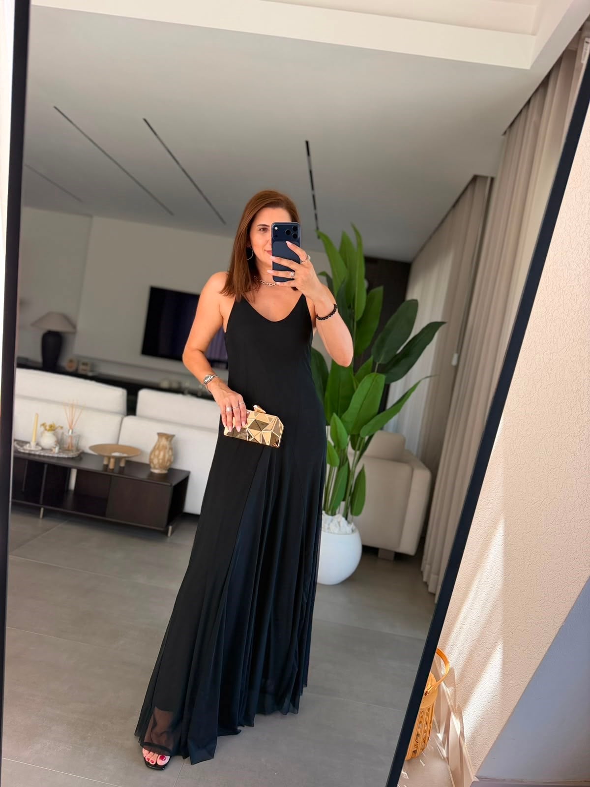 Siyah Zr Model Tül Elbise