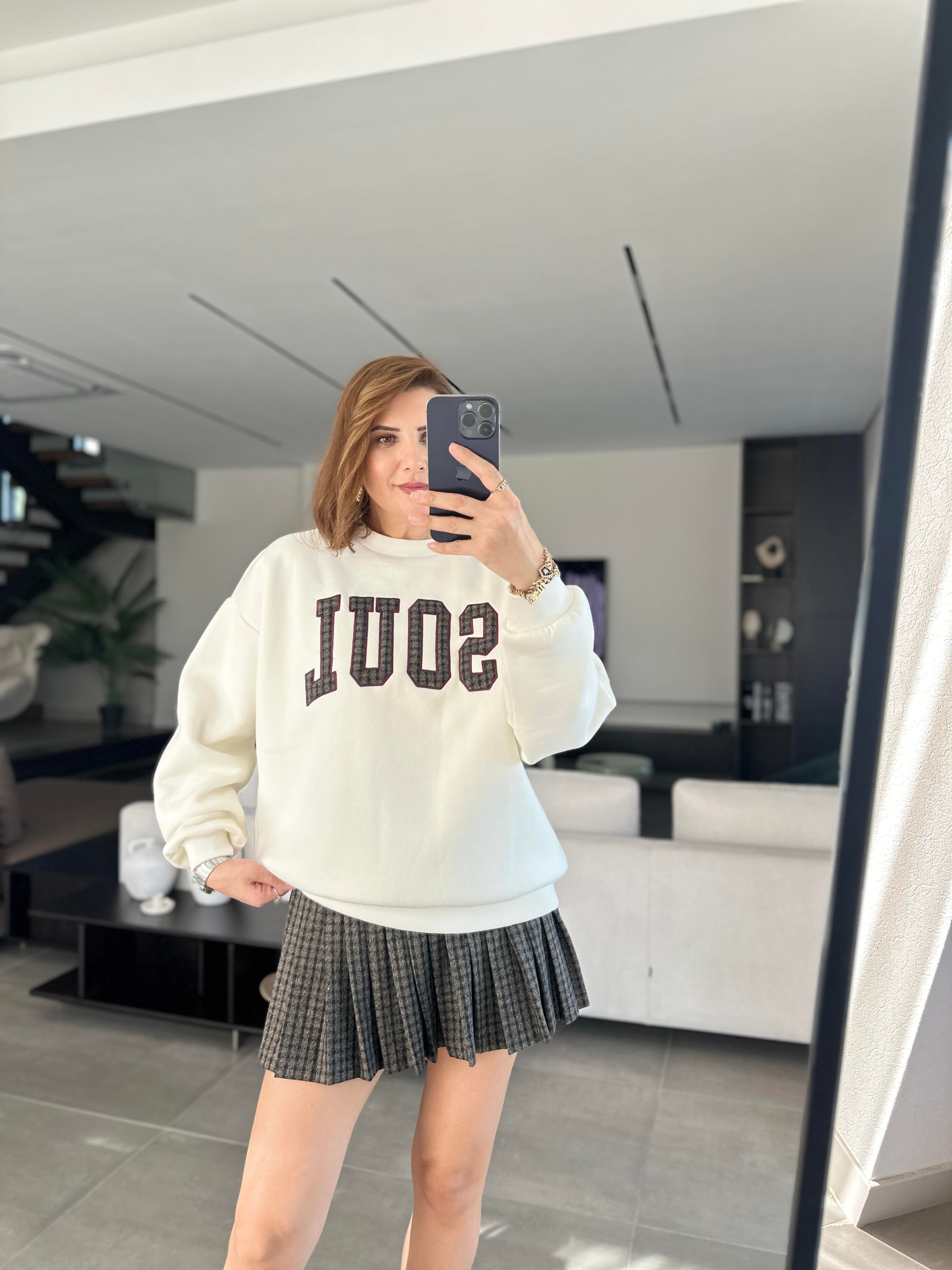 Soul Baskılı Sweat