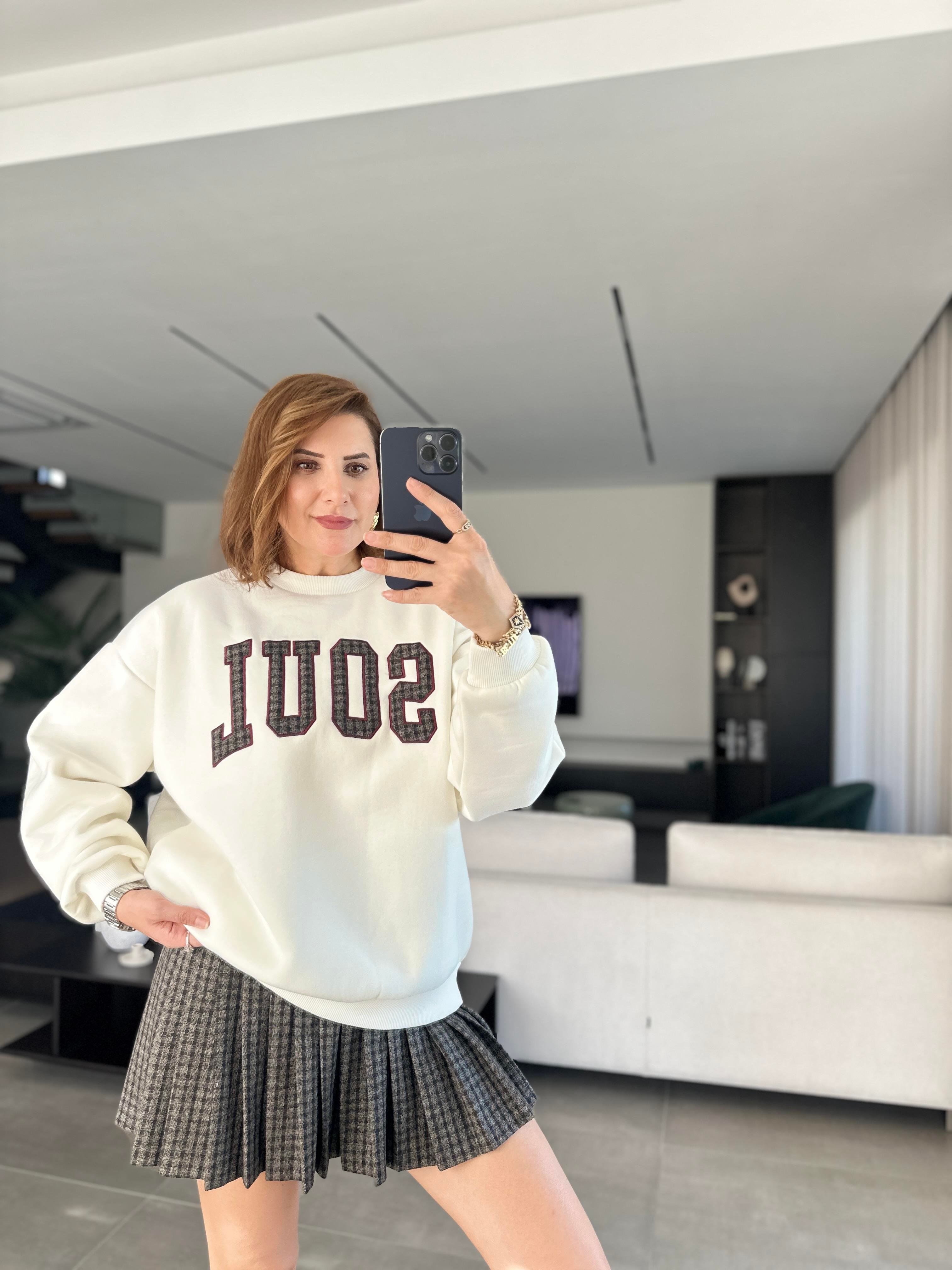 Soul Baskılı Sweat