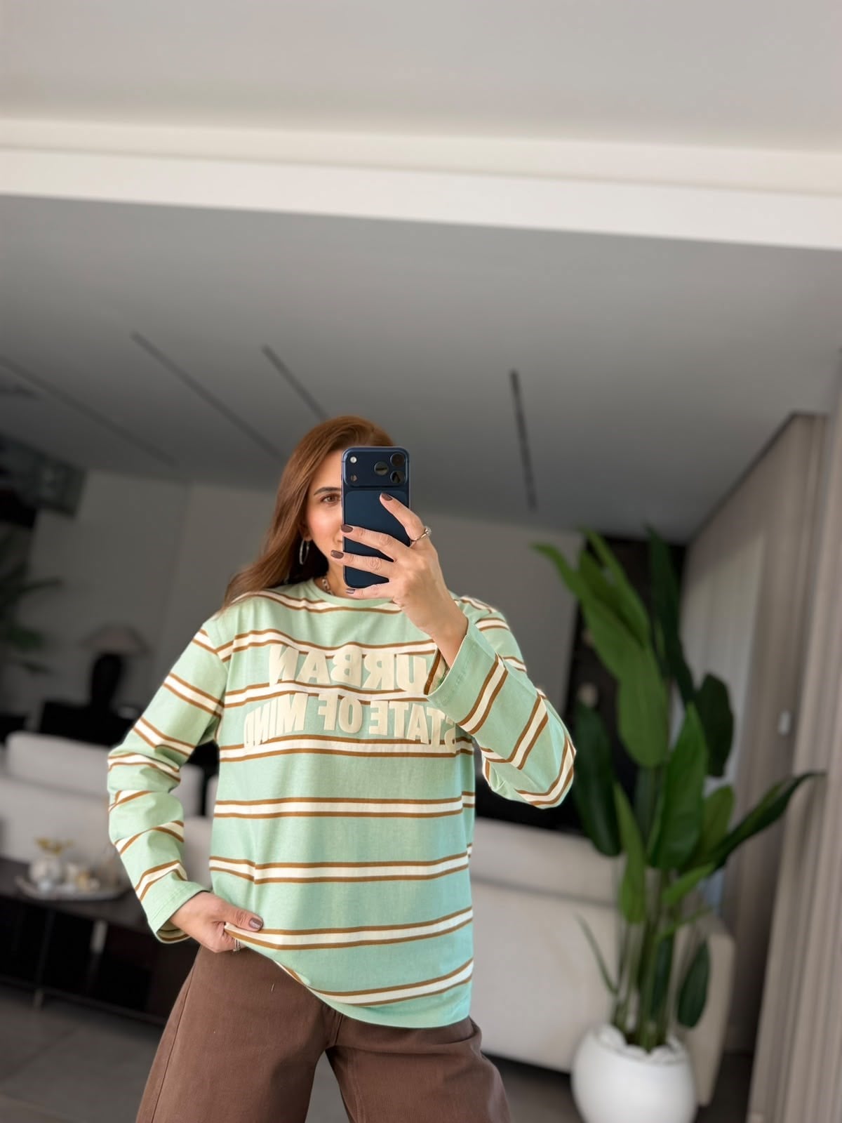 State Of Mind Baskılı Sweatshırt