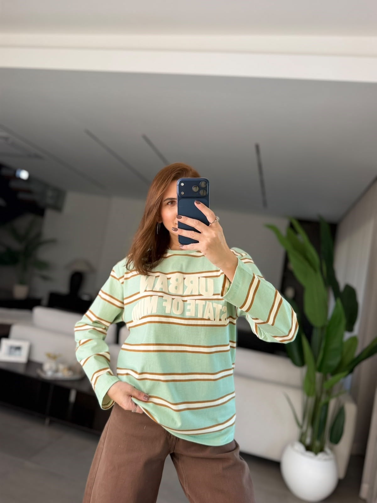 State Of Mind Baskılı Sweatshırt