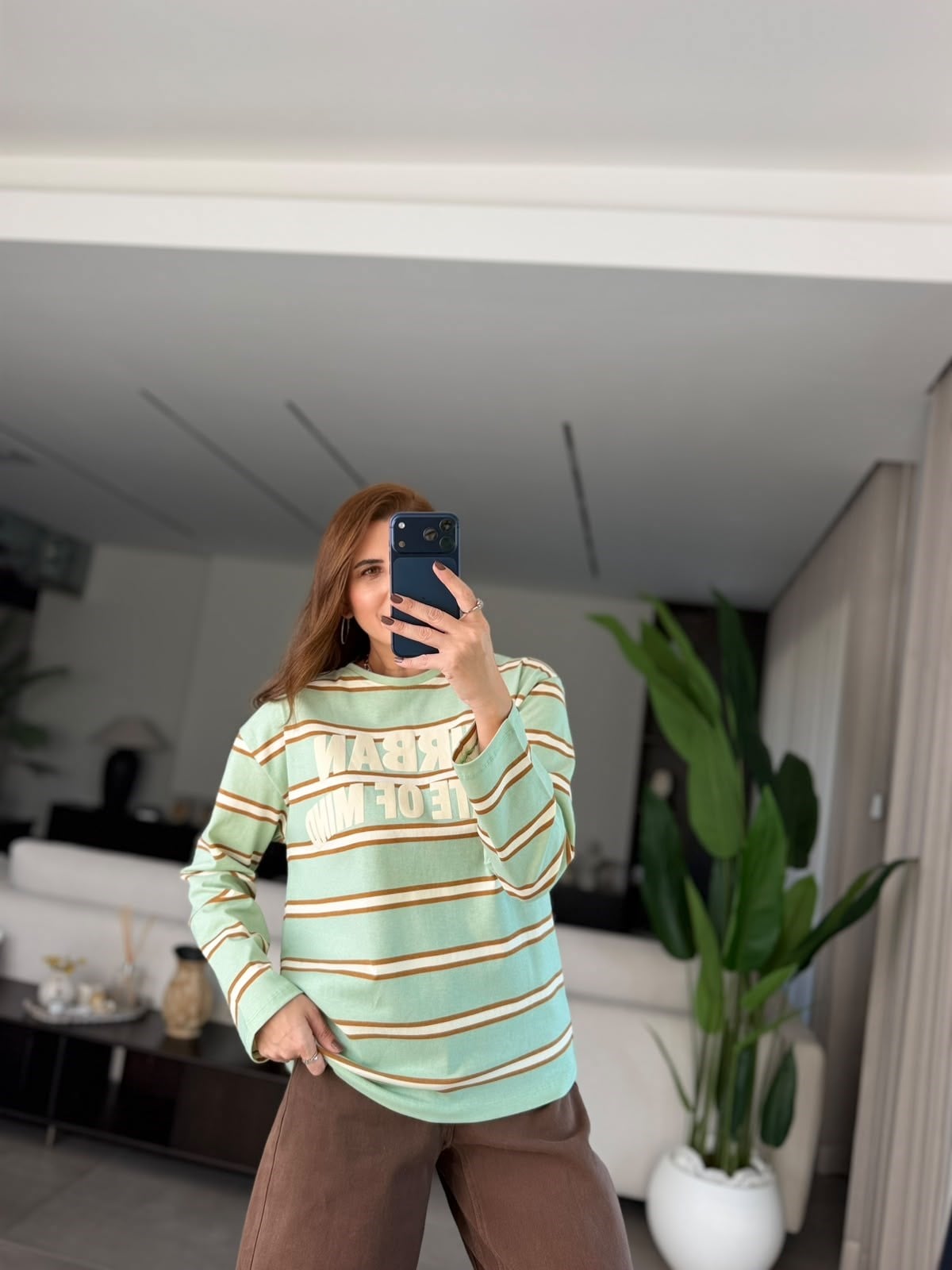 State Of Mind Baskılı Sweatshırt