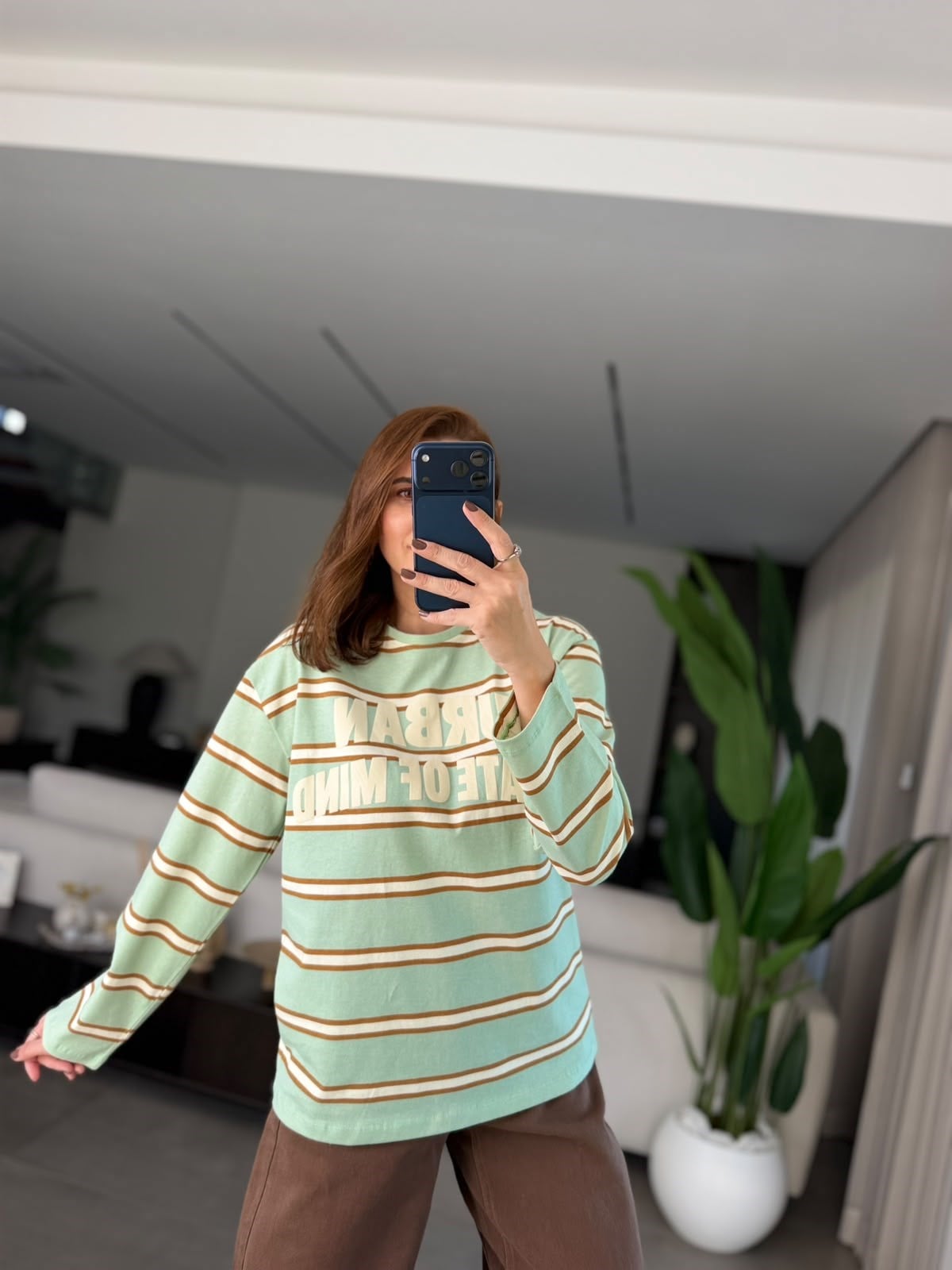 State Of Mind Baskılı Sweatshırt