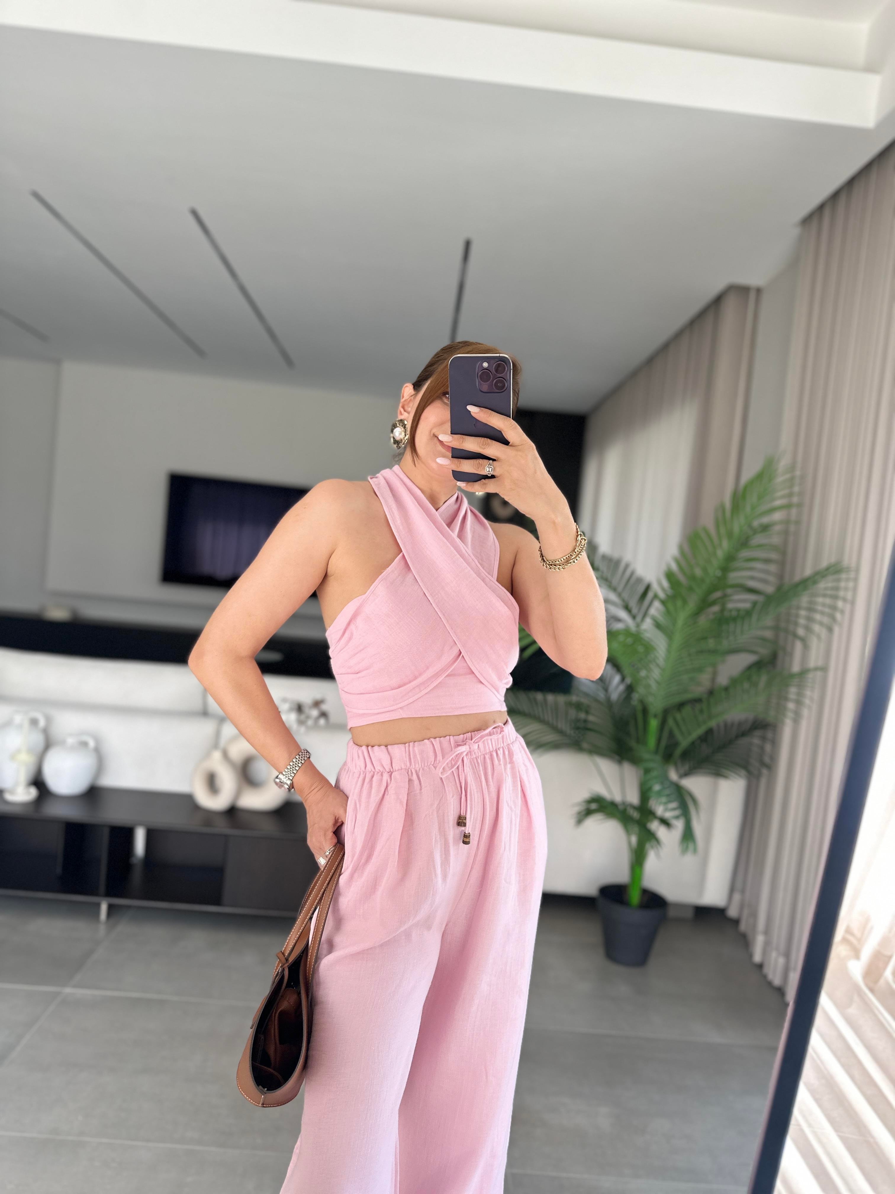 Straplez Pantolon Takım