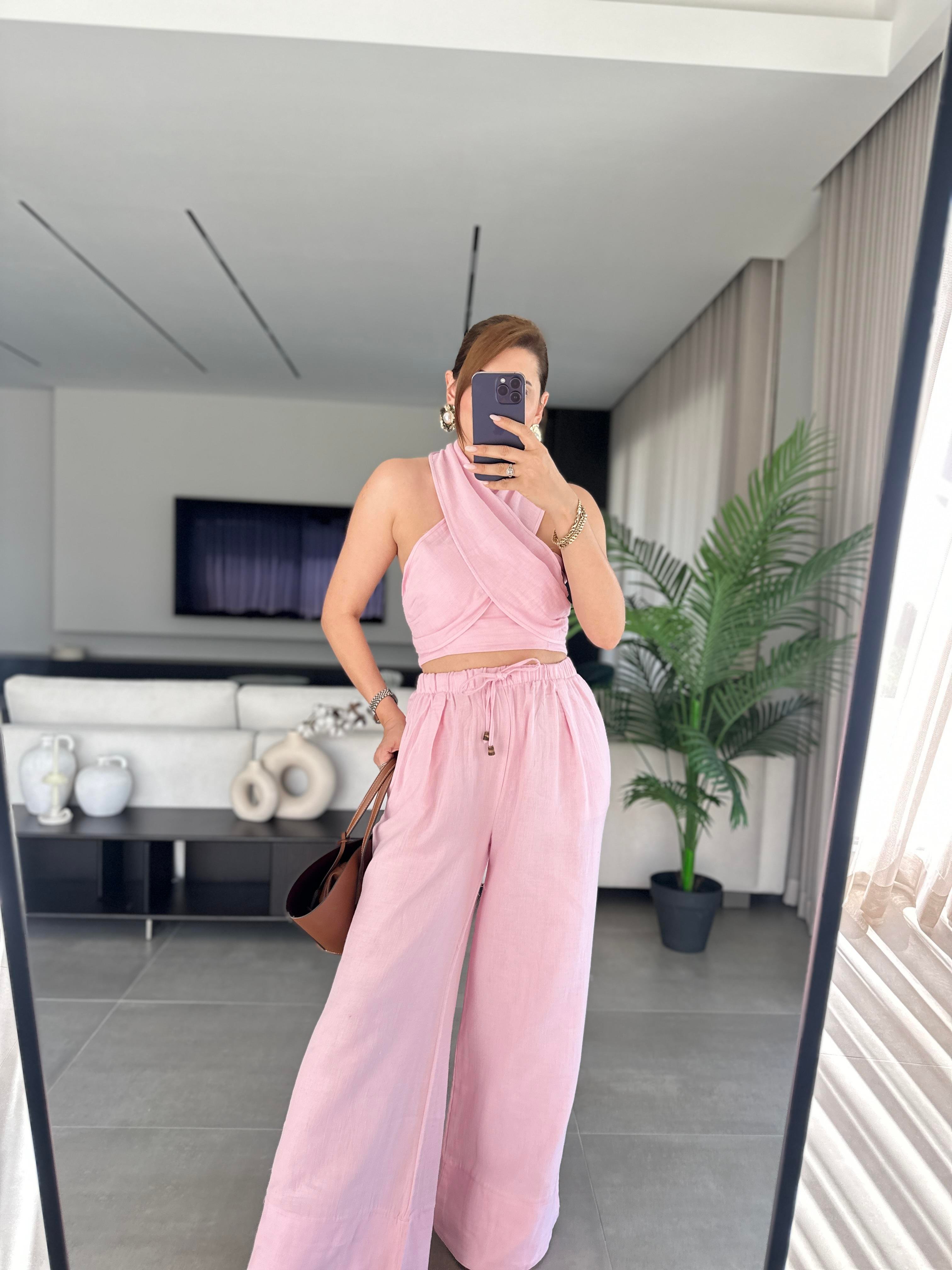 Straplez Pantolon Takım